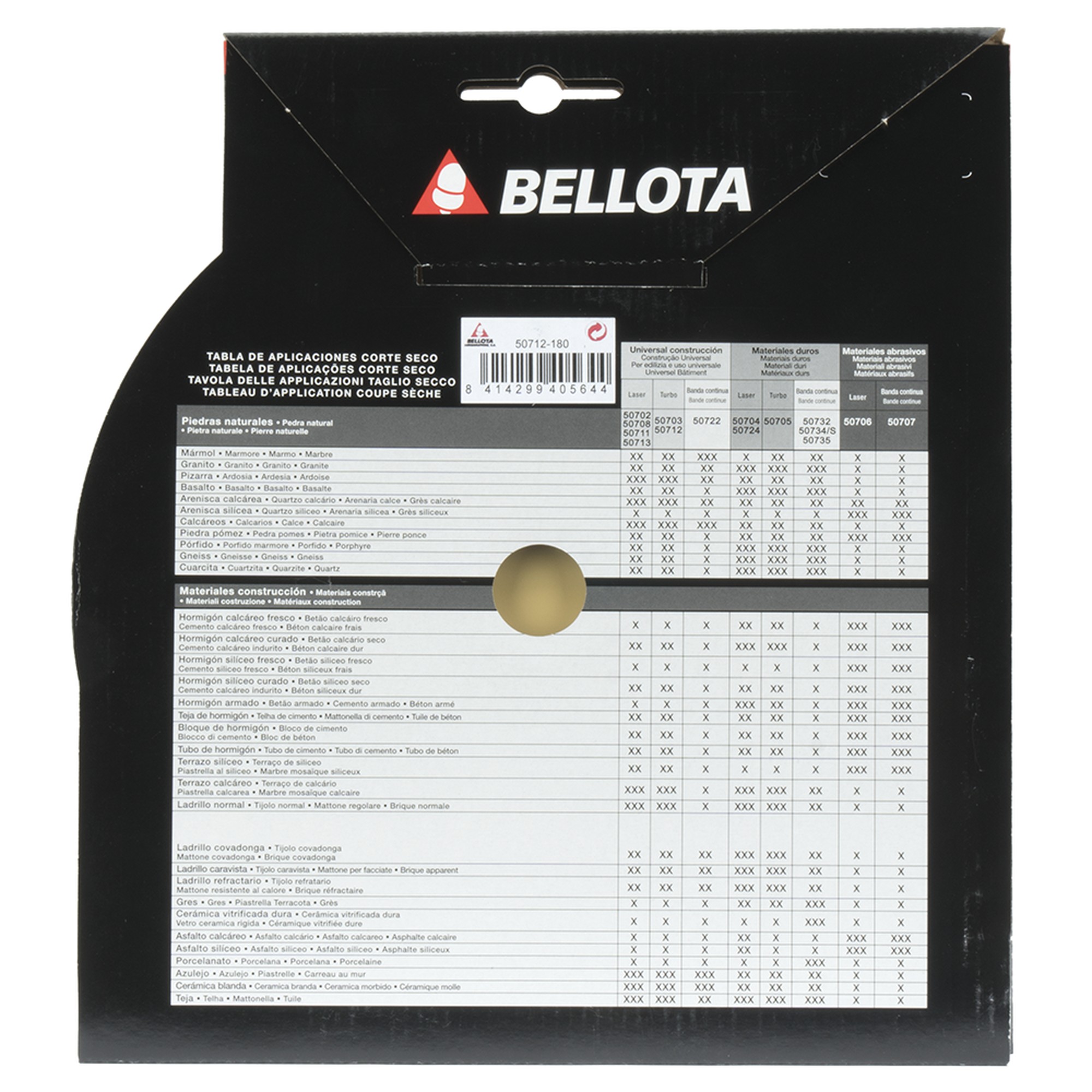 Disco diamante turbo general de obra Pro7 corte seco / 50712