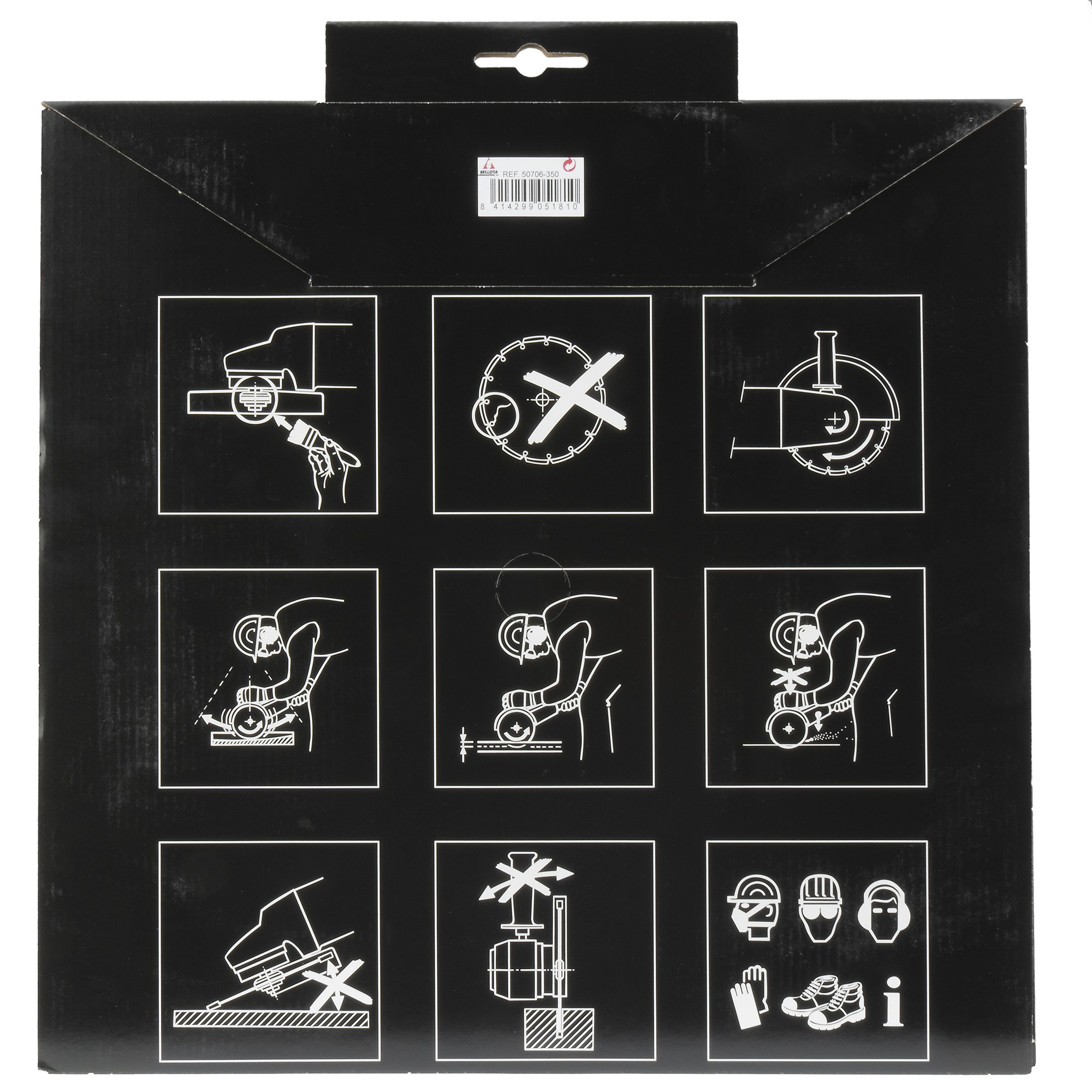 Disco diamante segmentado para materiales abrasivos Pro7 corte seco / 50706