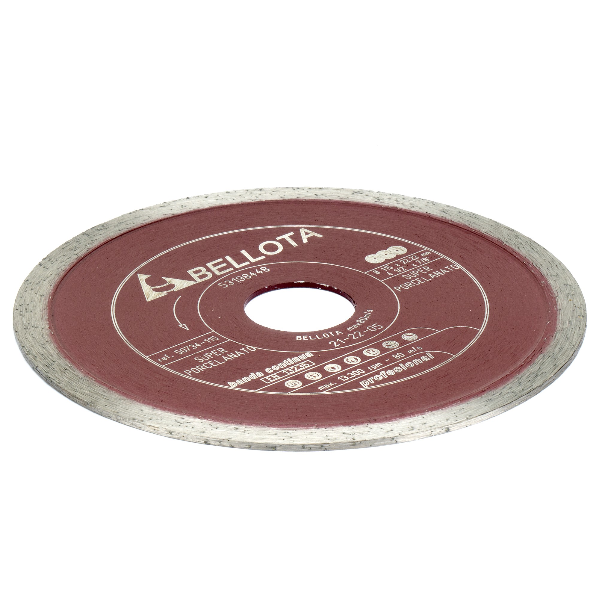 Disco diamante banda continua para porcelánico Pro corte seco / 50734