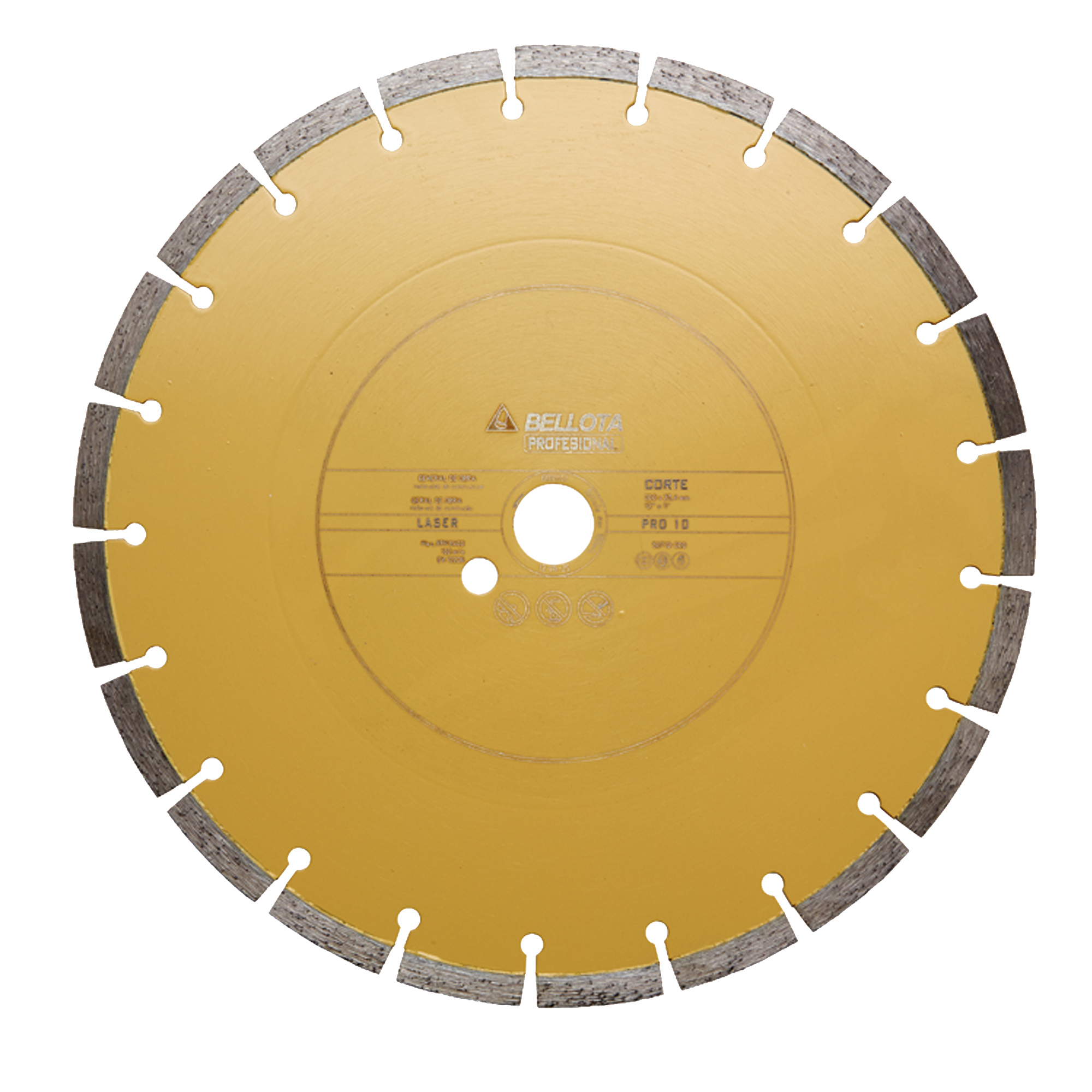 Disco diamante segmentado general de obra pro8 corte húmedo / 50713