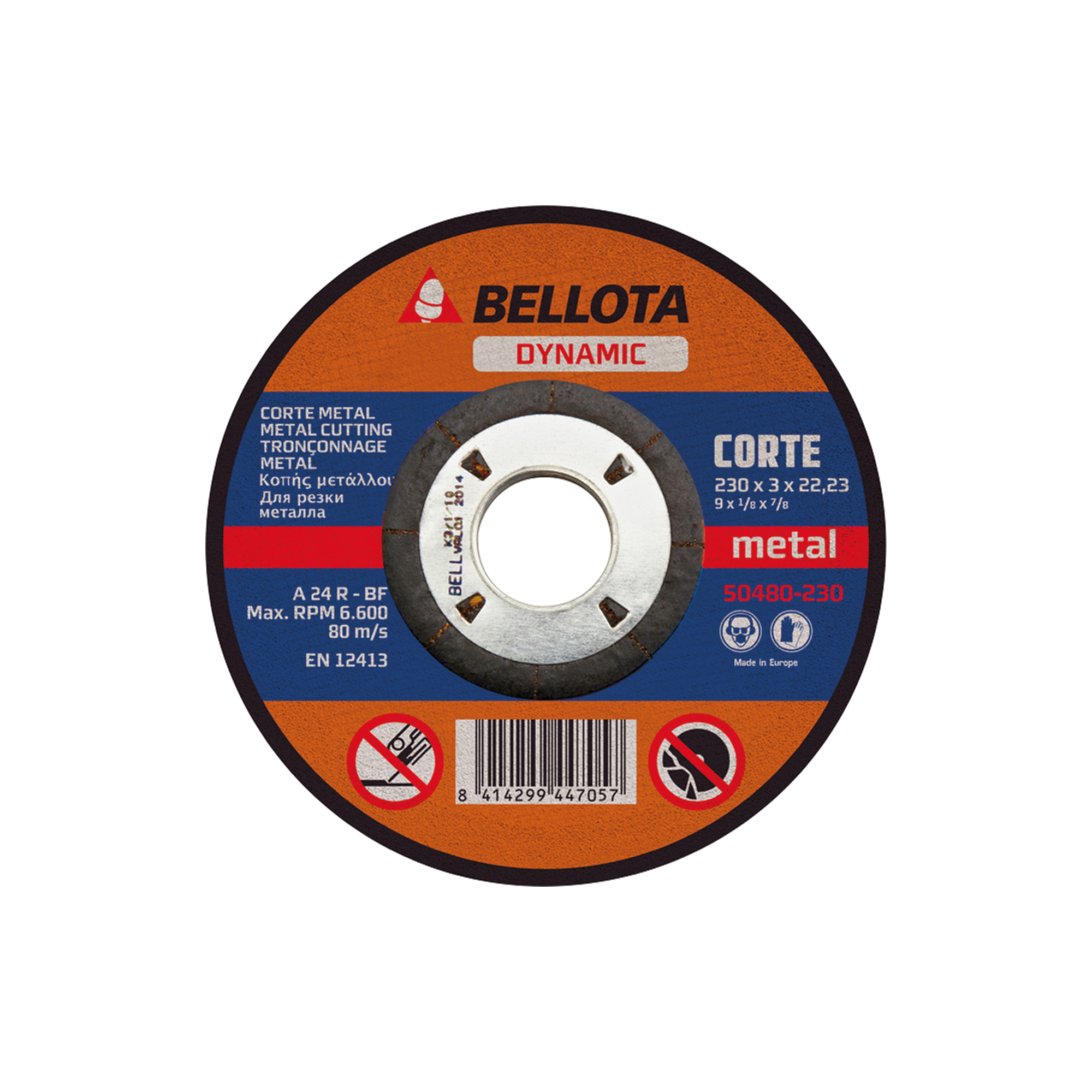 Disco abrasivo dynamic para corte metal, 3 mm / 50480