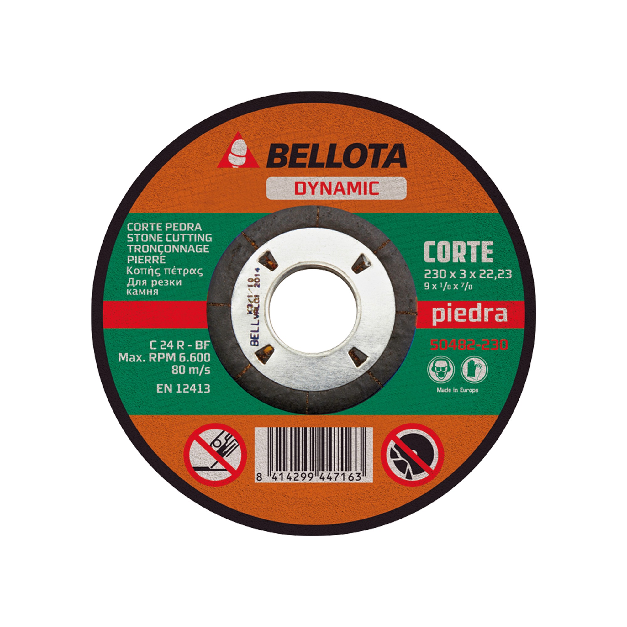 Disco abrasivo dynamic para corte piedra, 3 mm / 50482