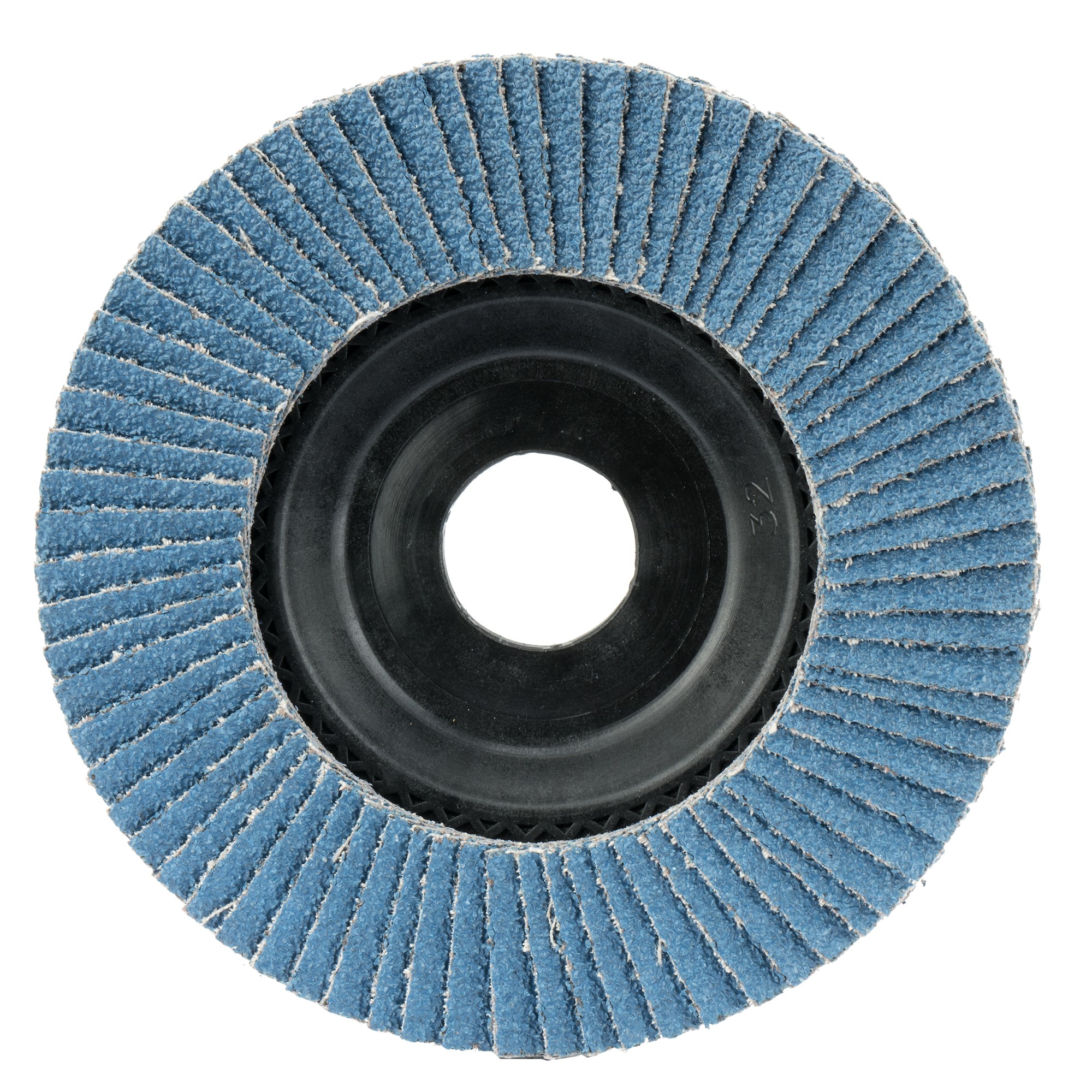 Disco de láminas base plana poliamida para desbaste inox-metal, grano AZ / 50502