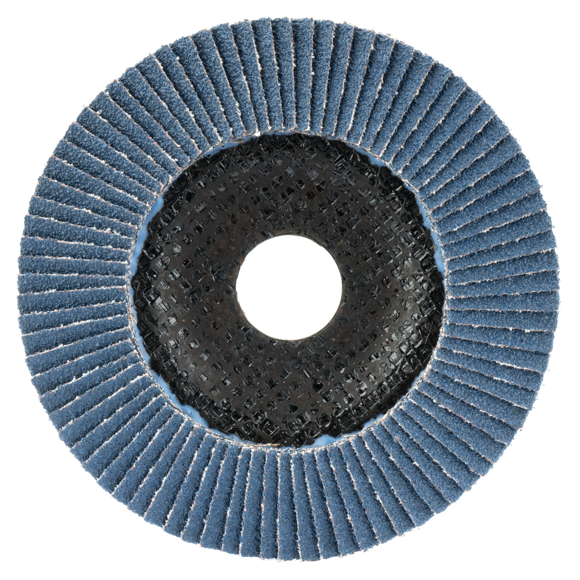 Disco de láminas base fibra cóncava para desbaste inox-metal, grano AZ / 50512