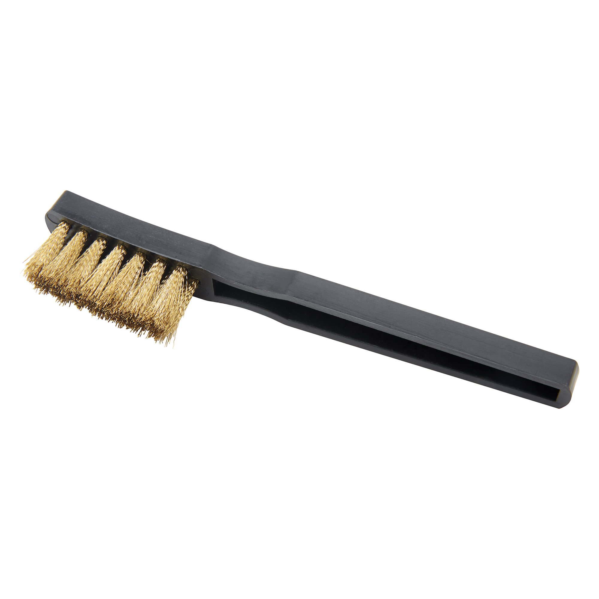 Cepillo manual limpiabujías con mango plástico, alambre de latón ondulado / 50805L