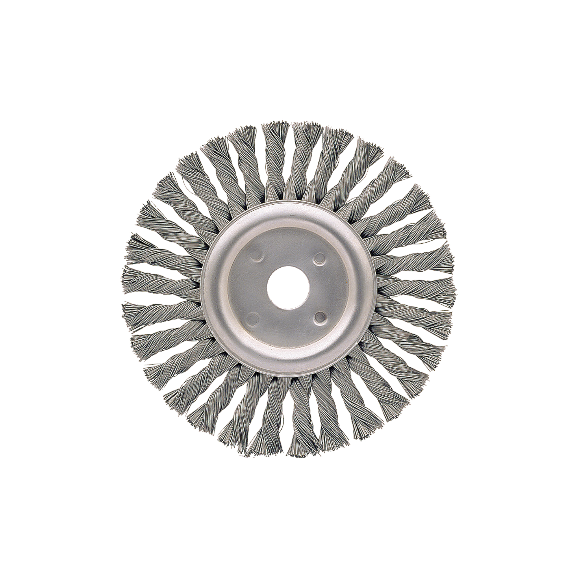 Cepillo circular, alambre de acero templado y trenzado / 50811
