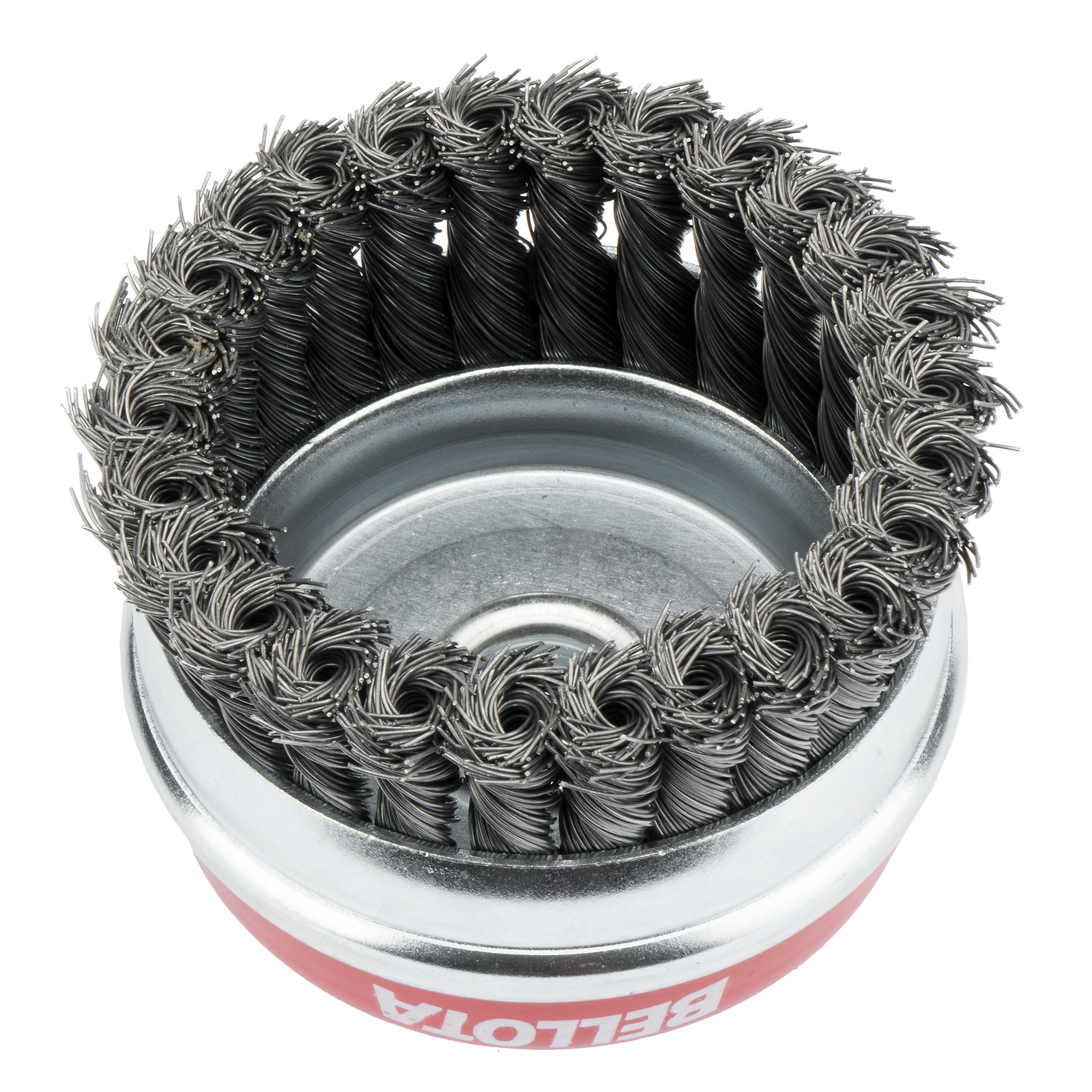 Cepillo de taza, alambre de acero templado y trenzado / 50813