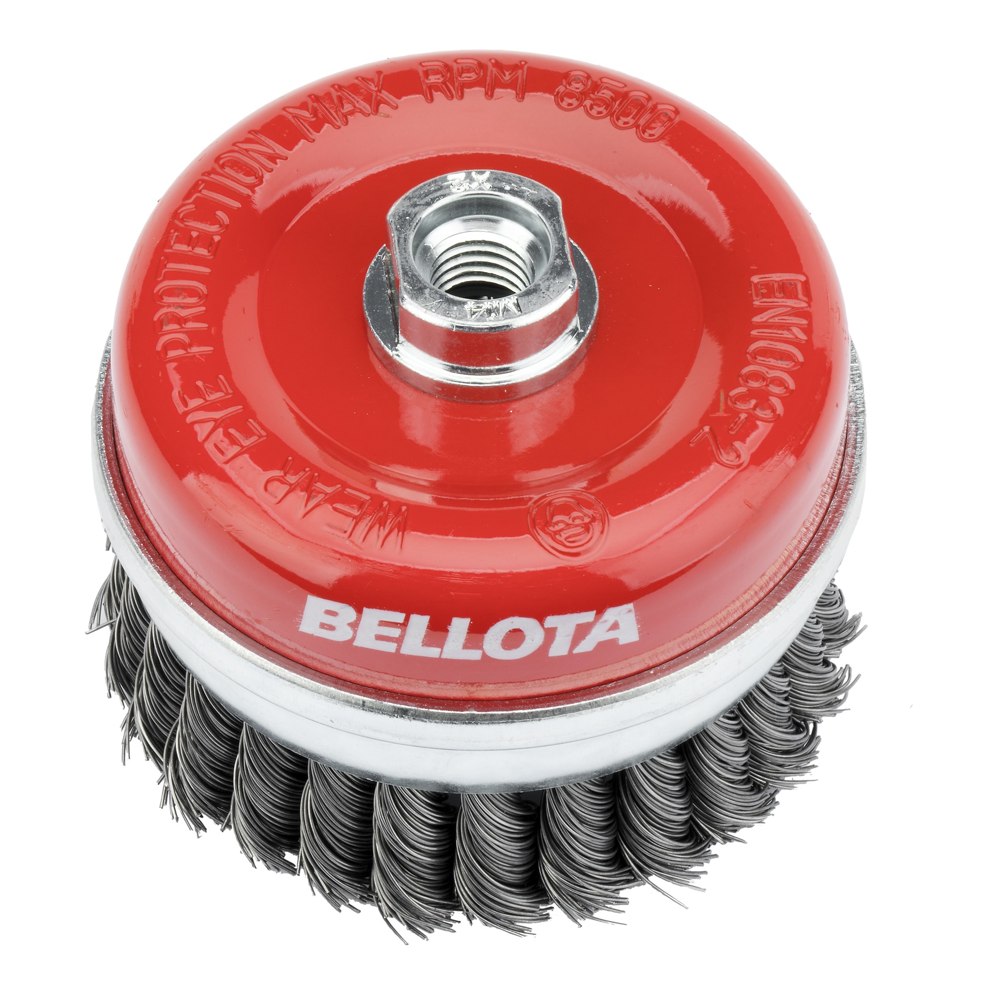 Cepillo de taza, alambre de acero templado y trenzado / 50813