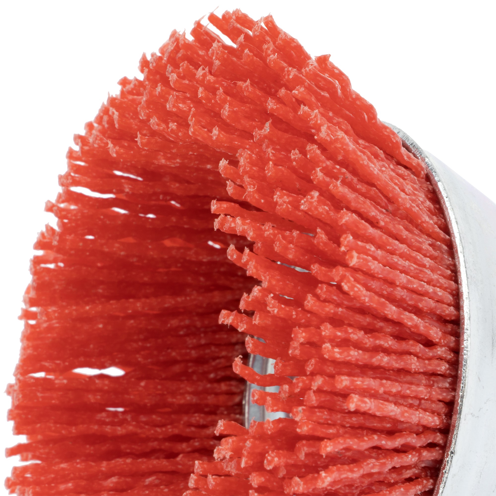 Cepillo de taza con perno, hilo de nylon grano basto SiC 80 / 50826B