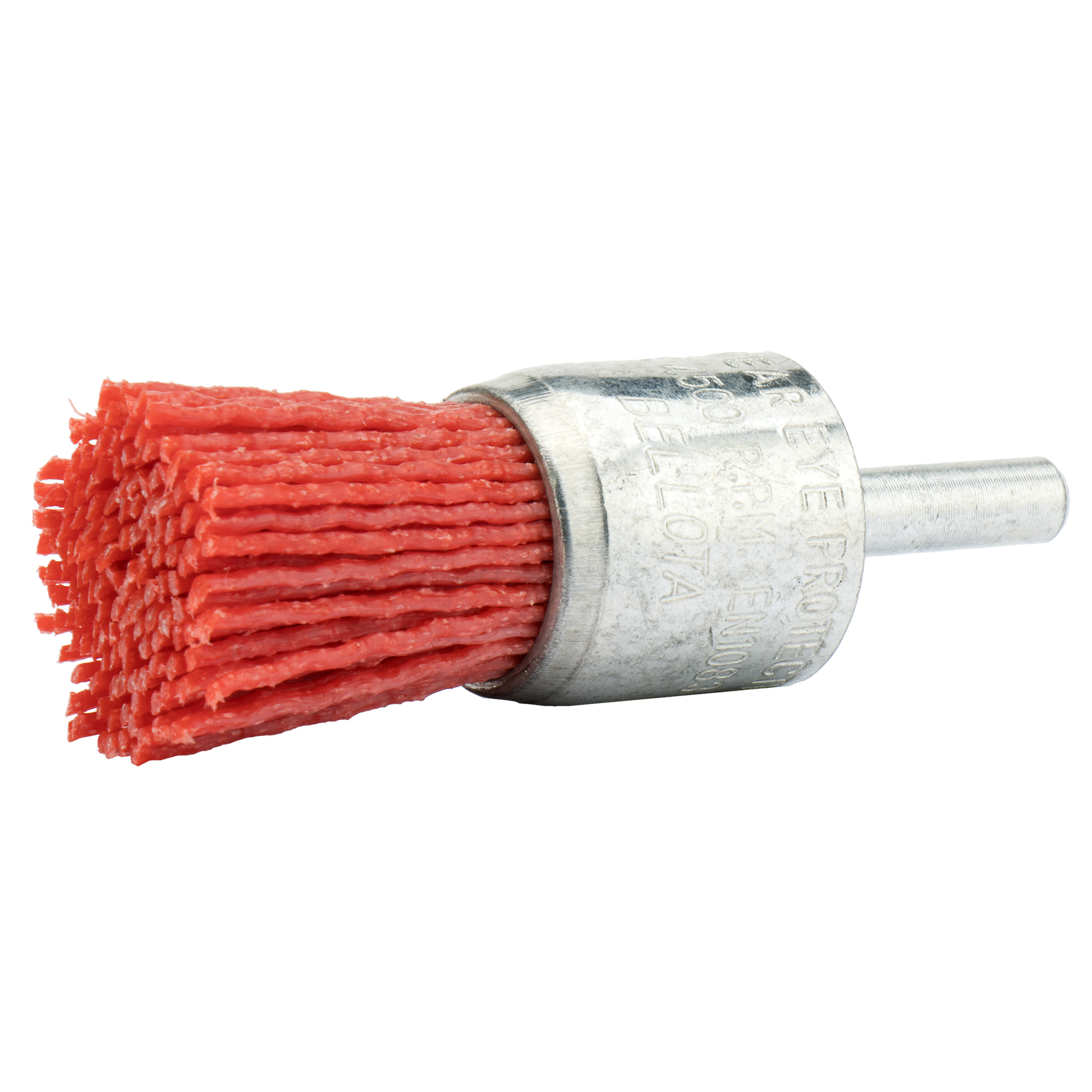 Cepillo brocha con perno, hilo de nylon grano basto SiC 80 / 50827B