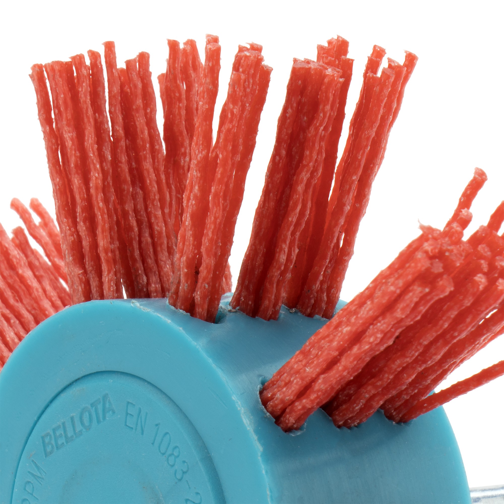 Cepillo abanico con perno, hilo de nylon grano basto SiC 80 / 50829B