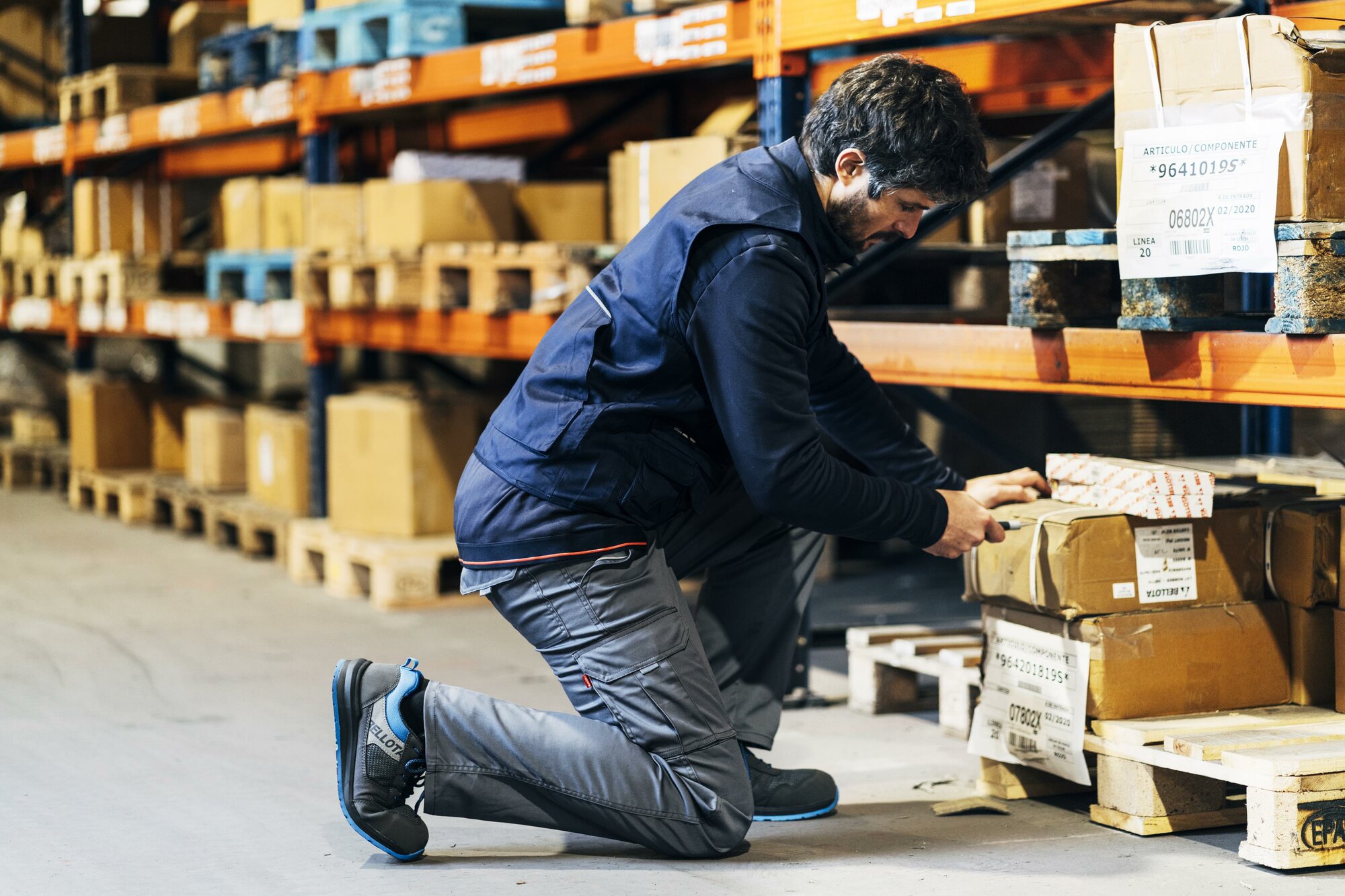 Zapato de seguridad Street S1P Azul / 72350BB