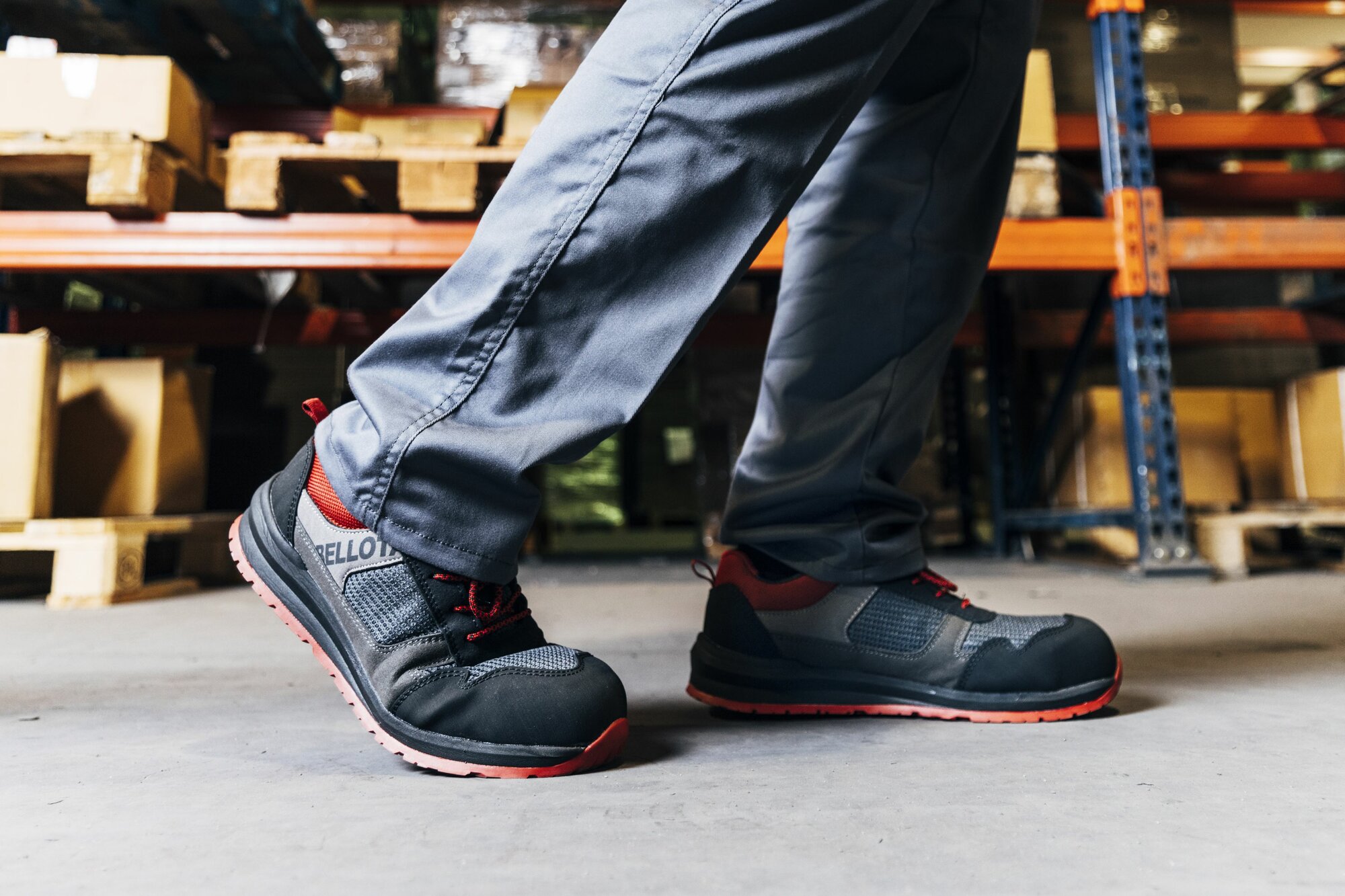 Zapato de seguridad Street S1P Rojo / 72350BR