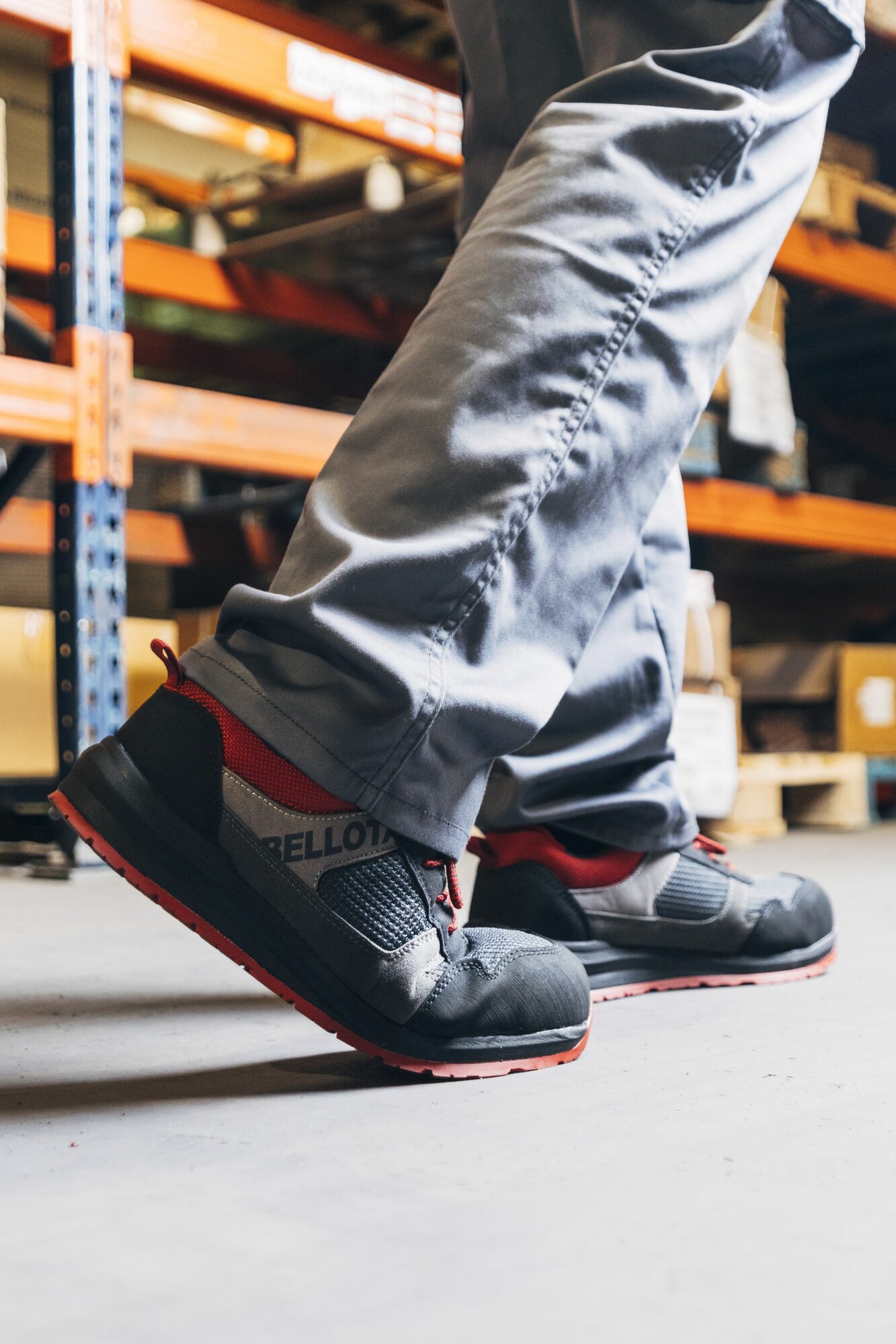 Zapato de seguridad Street S1P Rojo / 72350BR