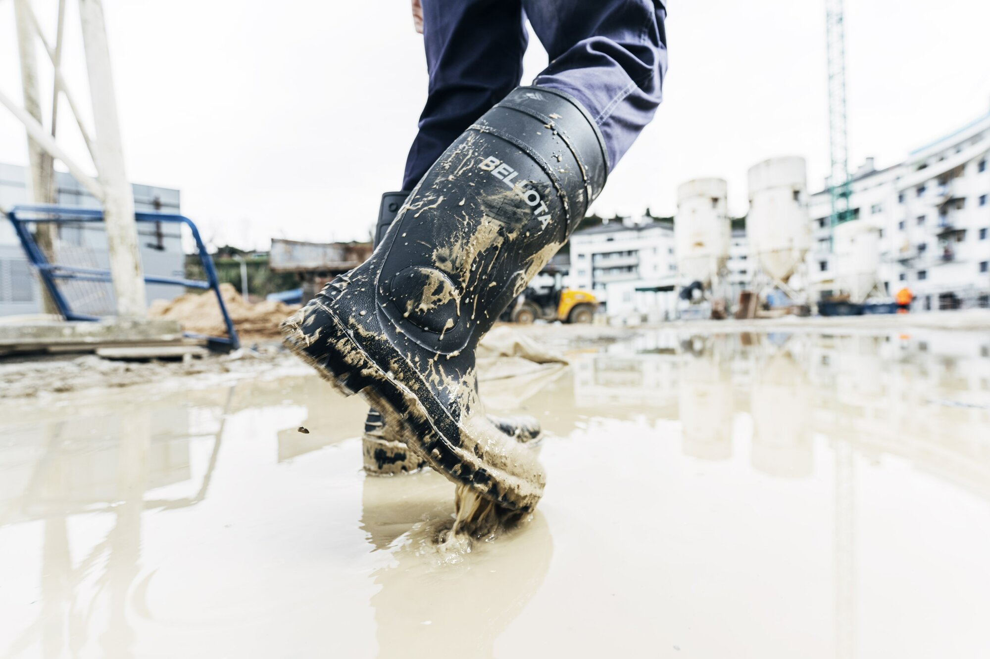 Bota de seguridad de agua PVC S5 Negro / 72243