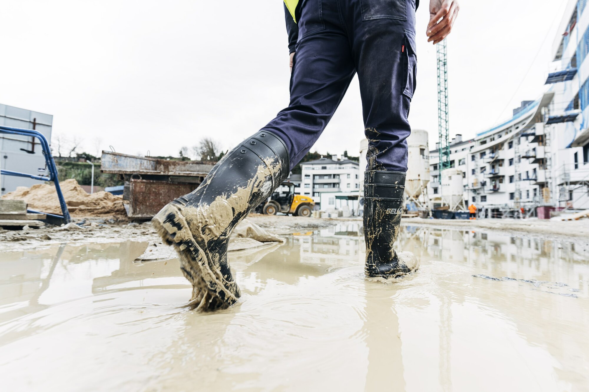 Bota de seguridad de agua PVC S5 Negro / 72243