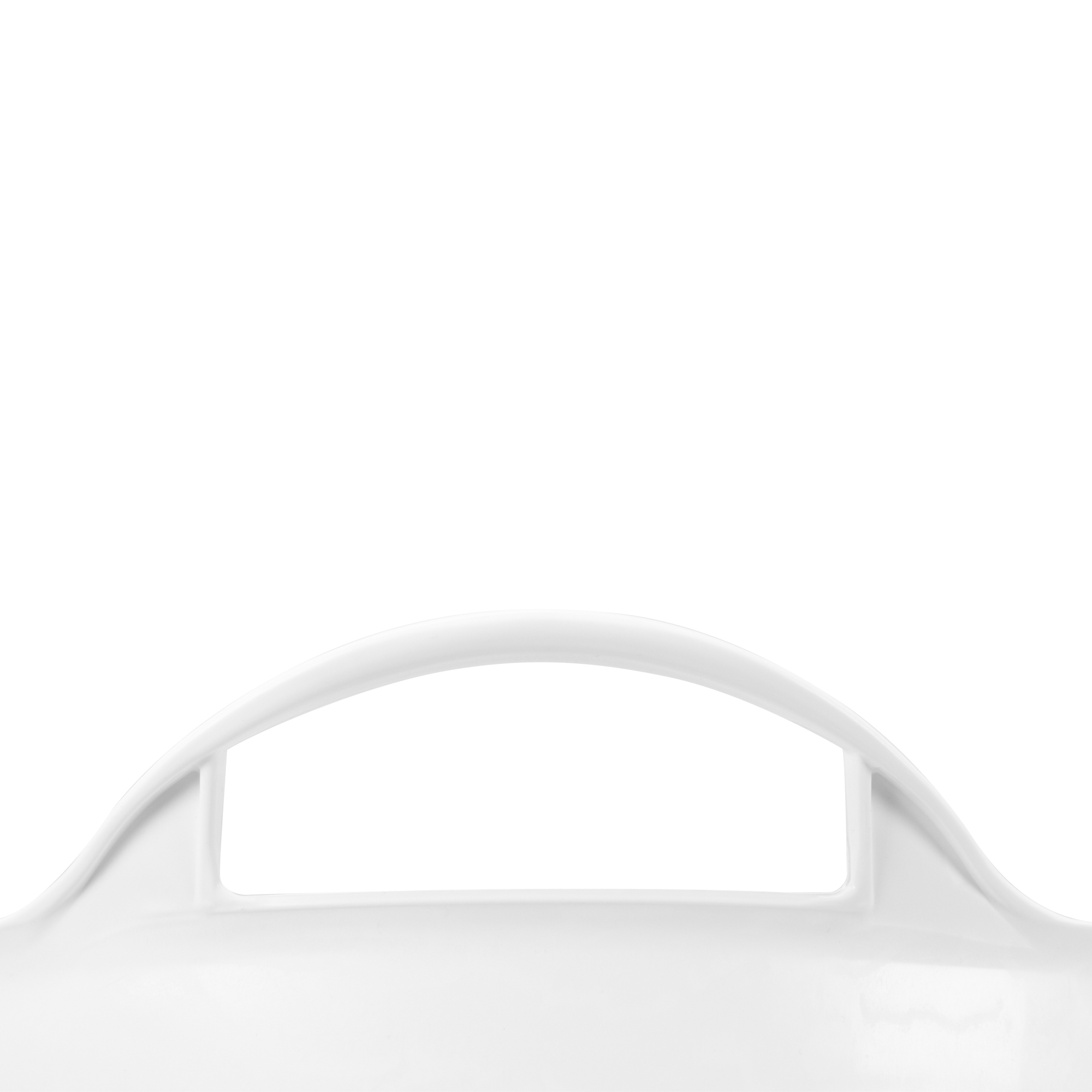 Capazo asa plástico uso alimentario blanco / BKTWP