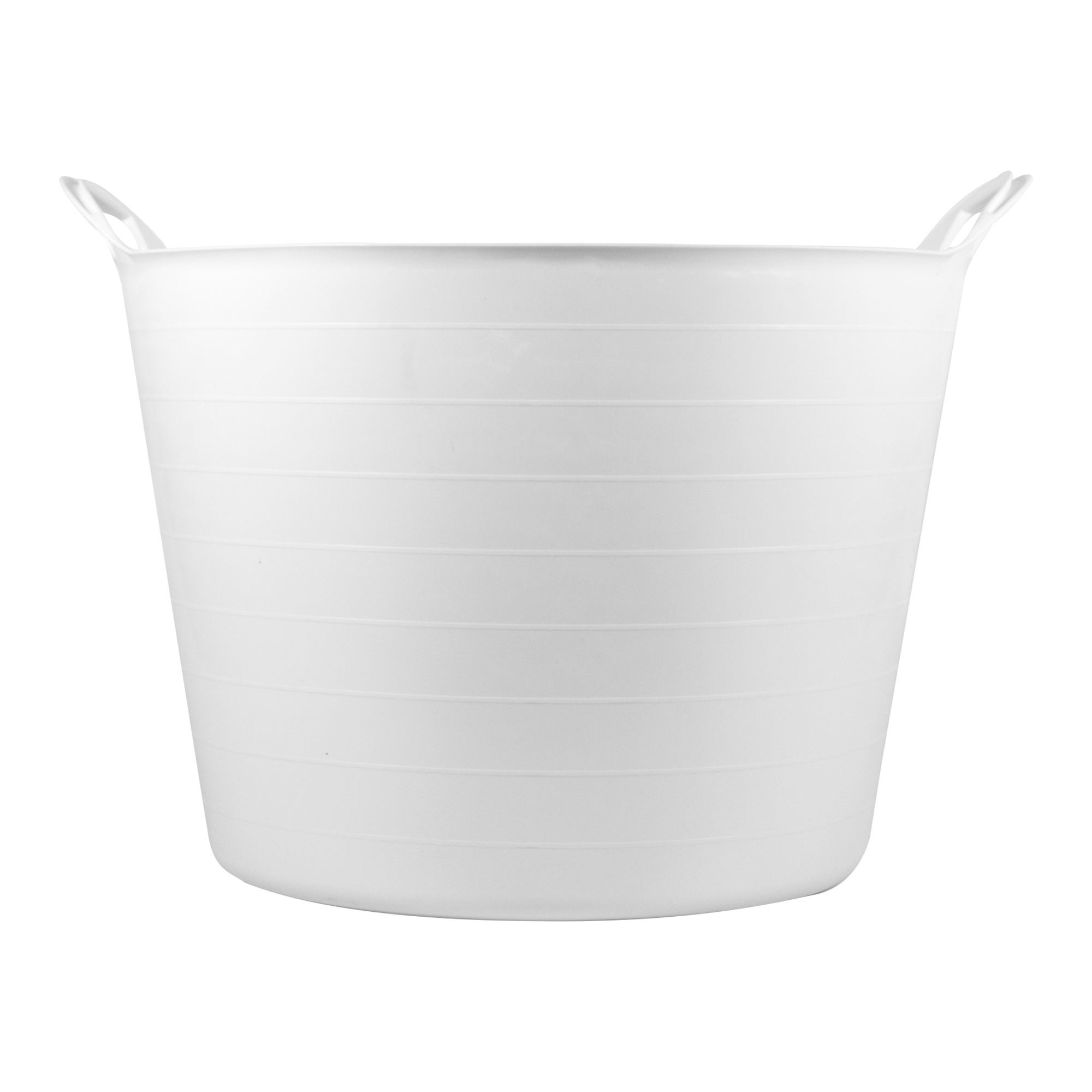 Capazo asa plástico uso alimentario blanco / BKTWP