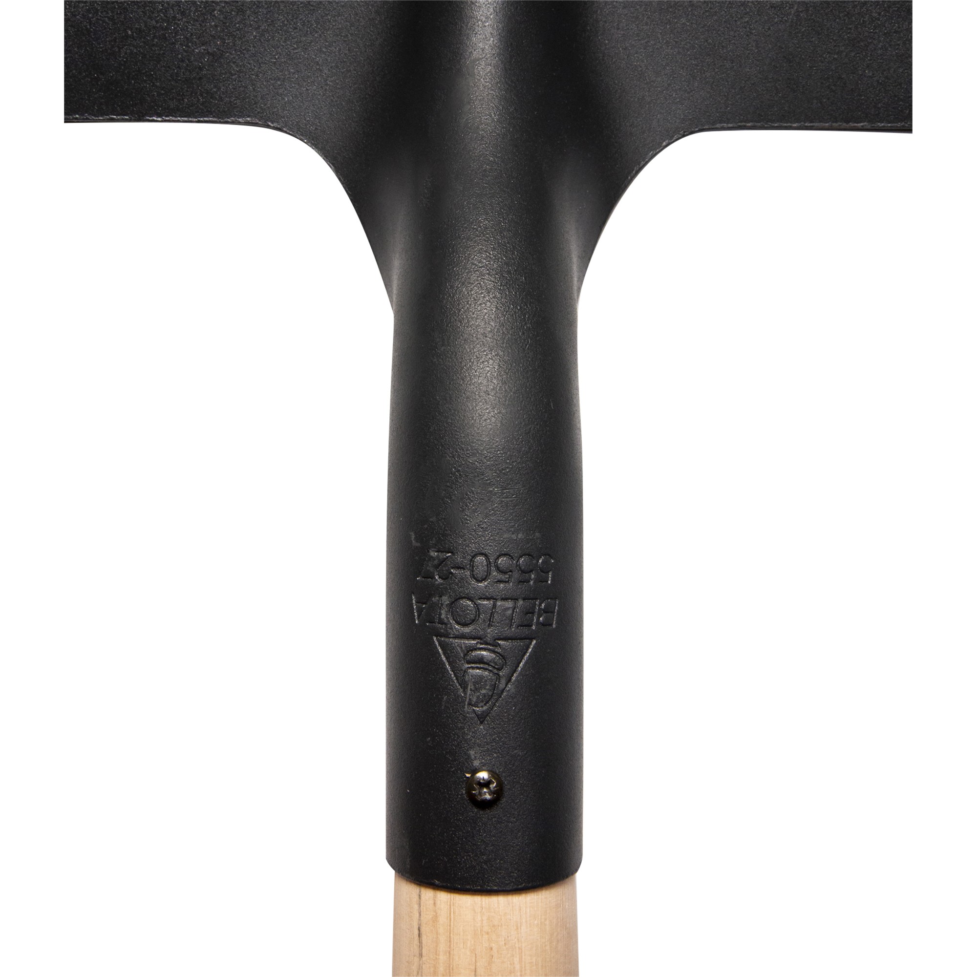 Pala punta con mango largo sin barnizar para cavar y recoger escombros / 5550M