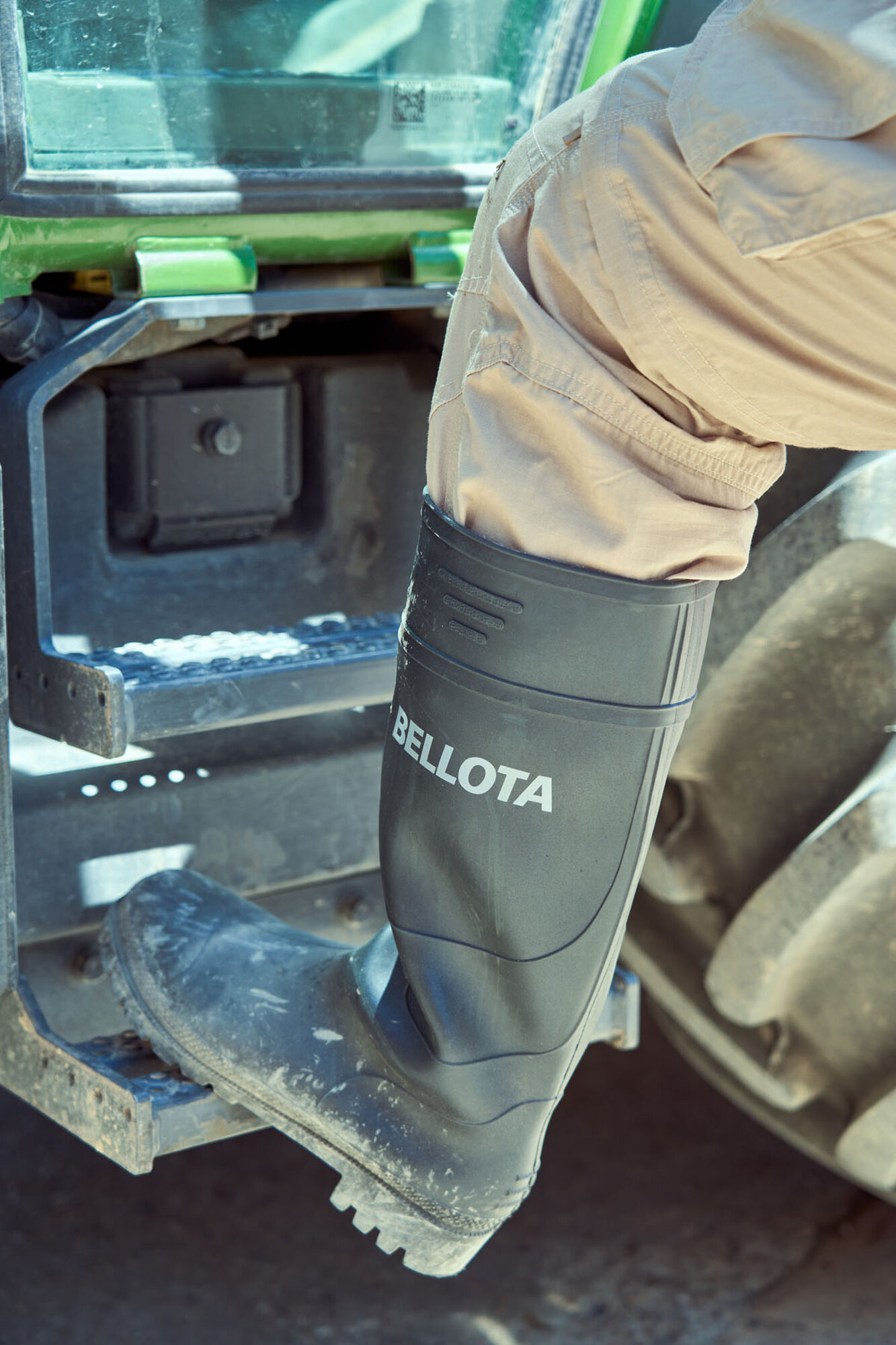 Bota de trabajo de agua PVC OB Negro / 72241B