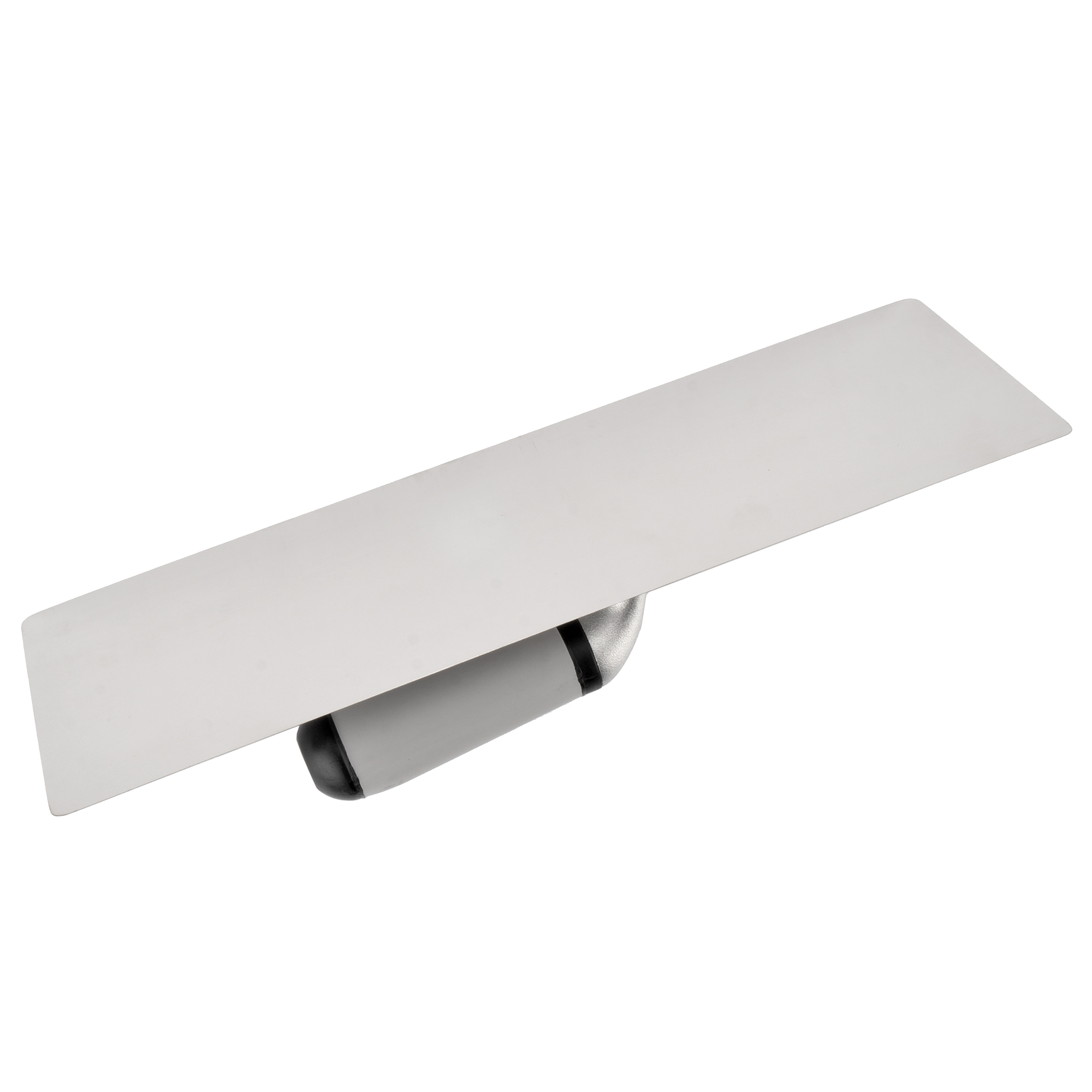 Llana inoxidable 0,3 mm con mango abierto bimaterial para trabajos de estuco y microcemento / 587003I