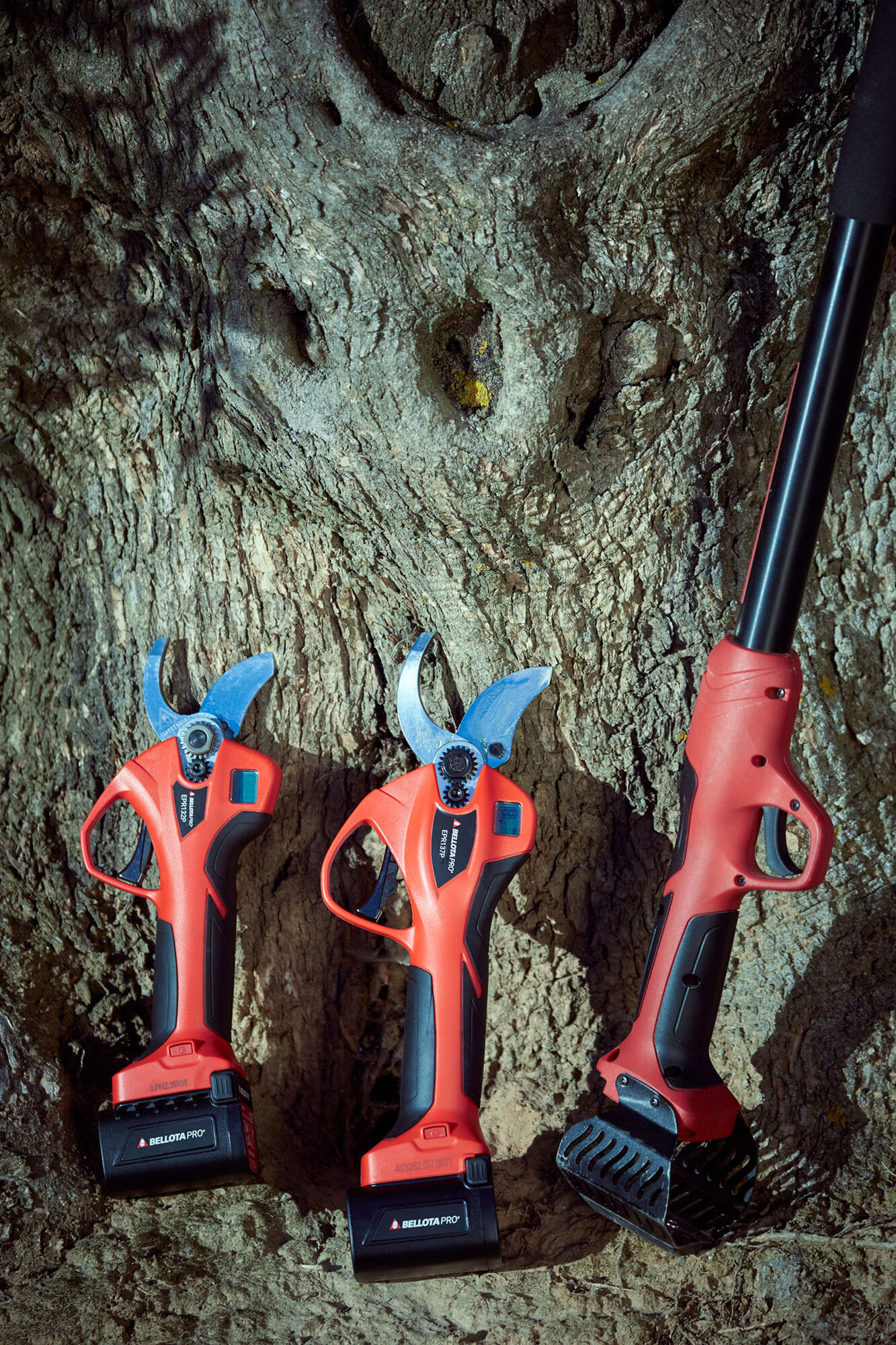 Pértiga extensible hasta 2,2m compatible con las tijeras eléctricas a batería  de la primera generación/ EPP1EXTP