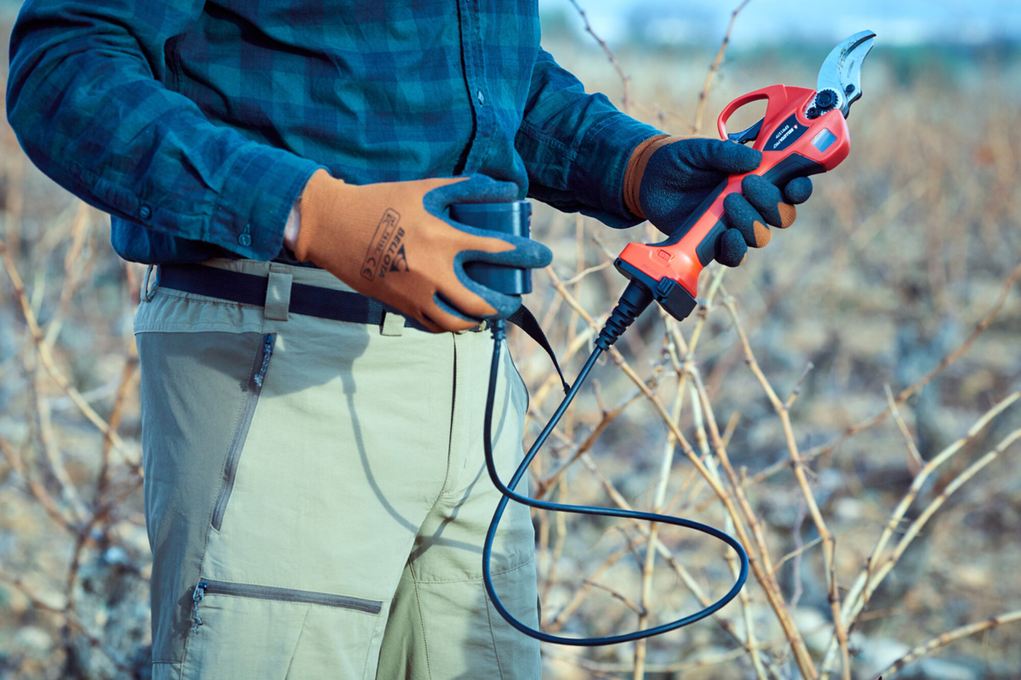 Cable extensor de batería para tijera y motosierra eléctrica / ECEC115P