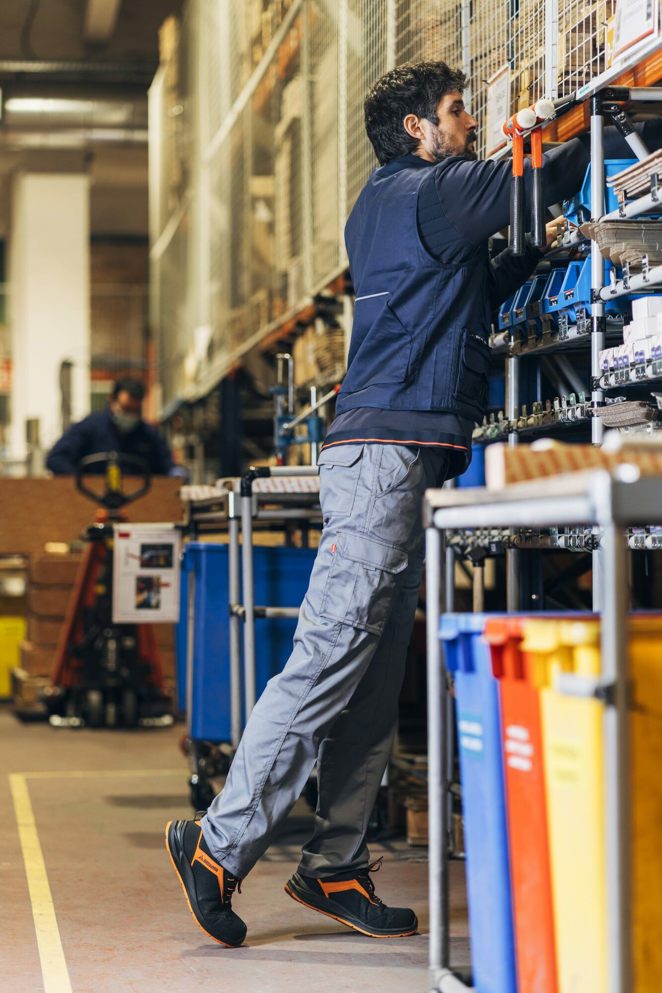 Zapatilla de seguridad Flex Nitro S1P Orange / FWT05BO