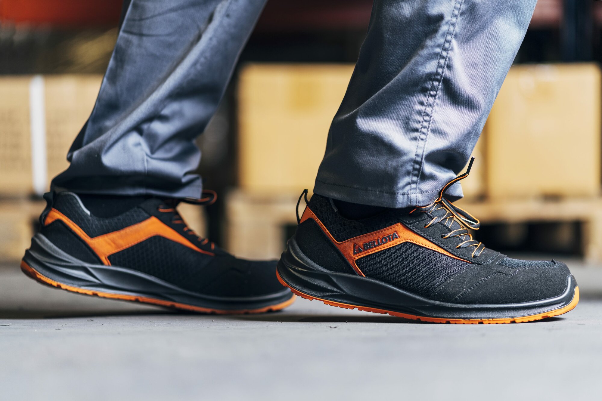 Zapatilla de seguridad Flex Nitro S1P Orange / FWT05BO