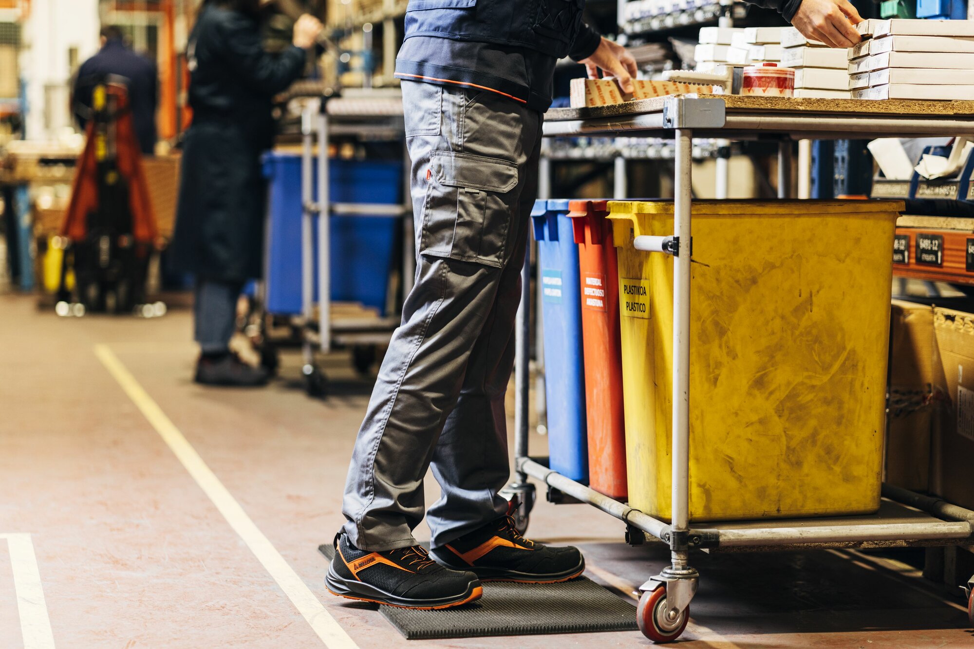 Zapatilla de seguridad Flex Nitro S1P Orange / FWT05BO