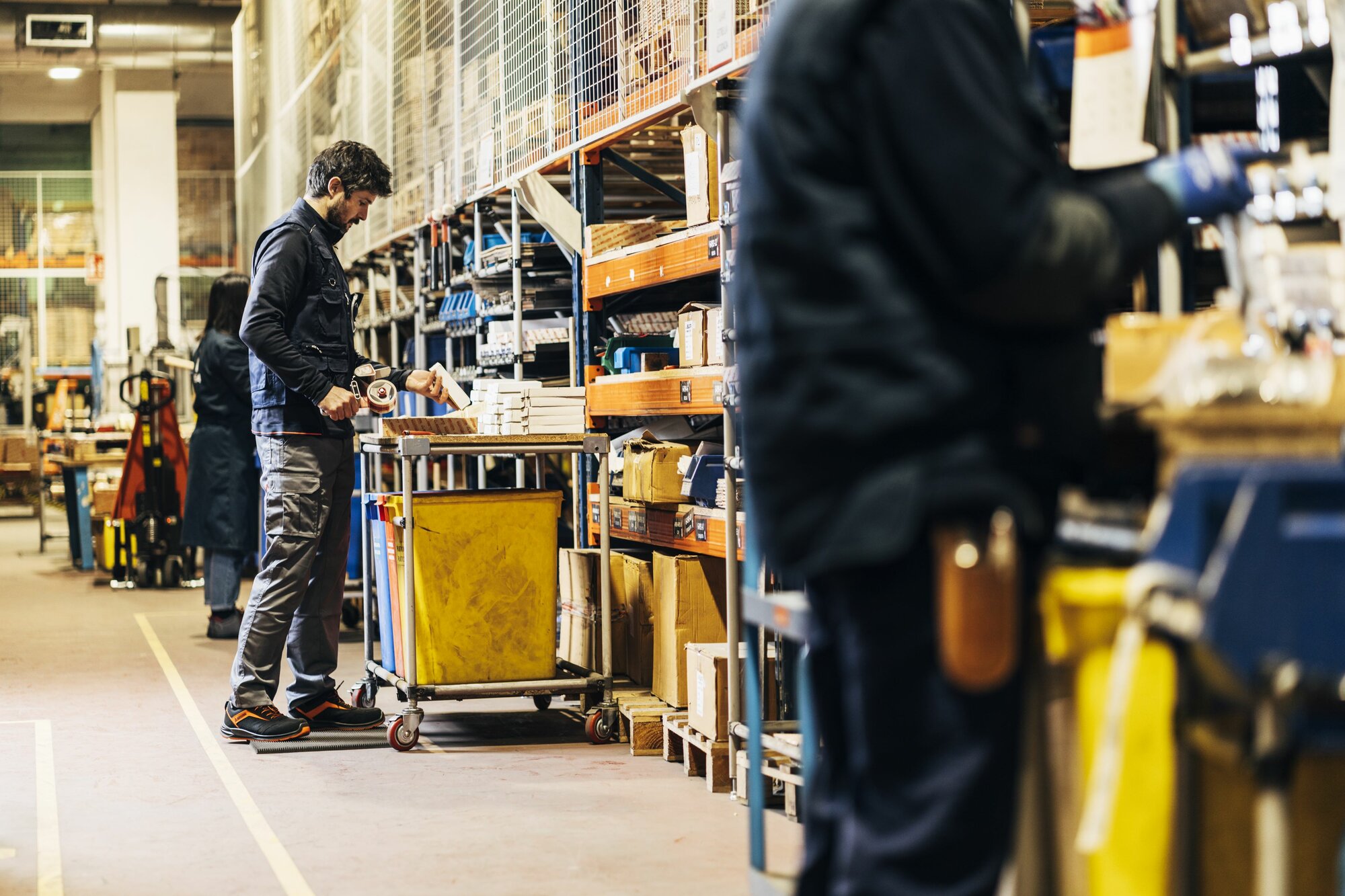 Zapatilla de seguridad Flex Nitro S1P Orange / FWT05BO