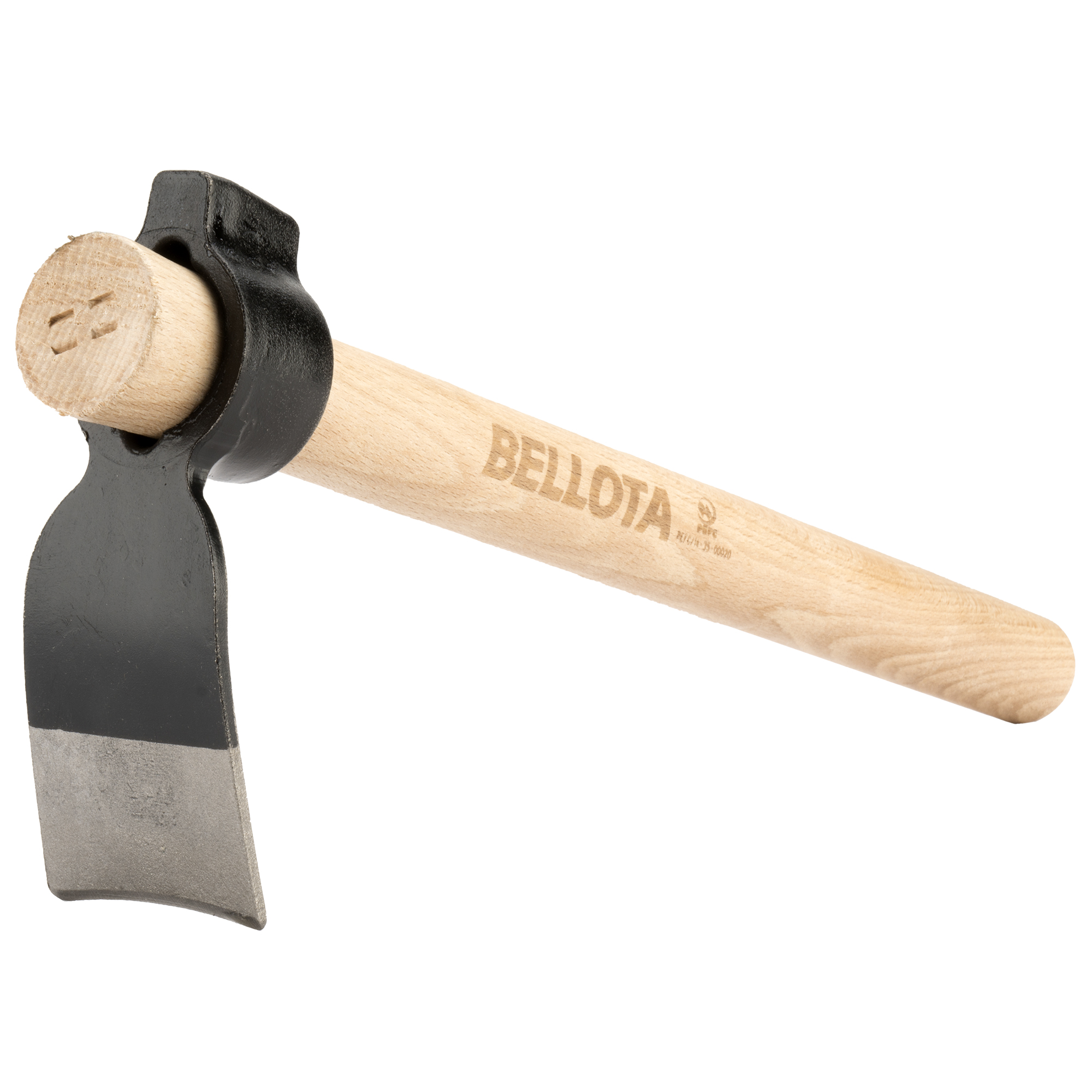 Azada forjada pequeña con sistema antigiro y martillo en el ojo / HOE242W