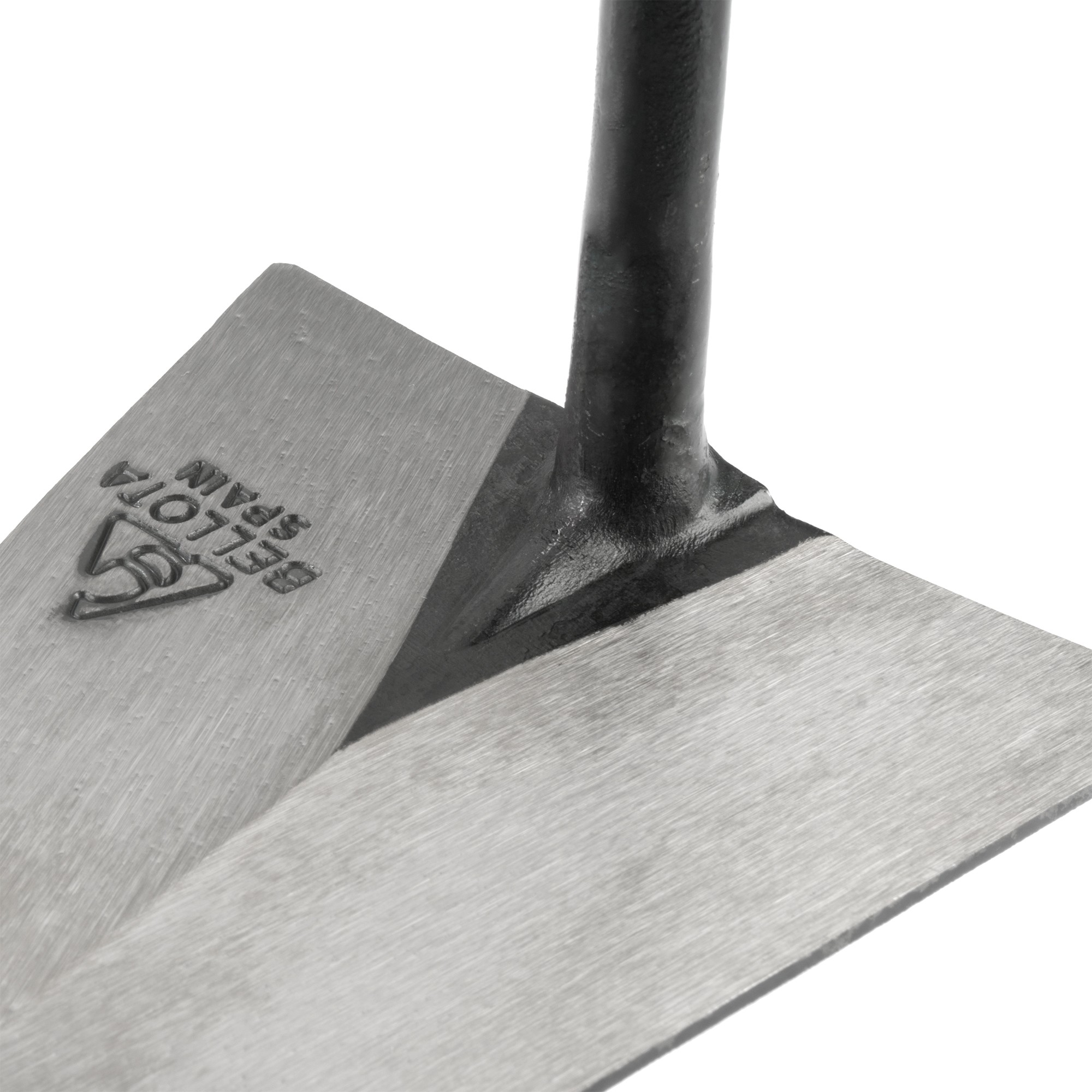 Paleta Pro catalana con mango de madera y taco para trabajos de albañilería y alicatado / TRF41PB