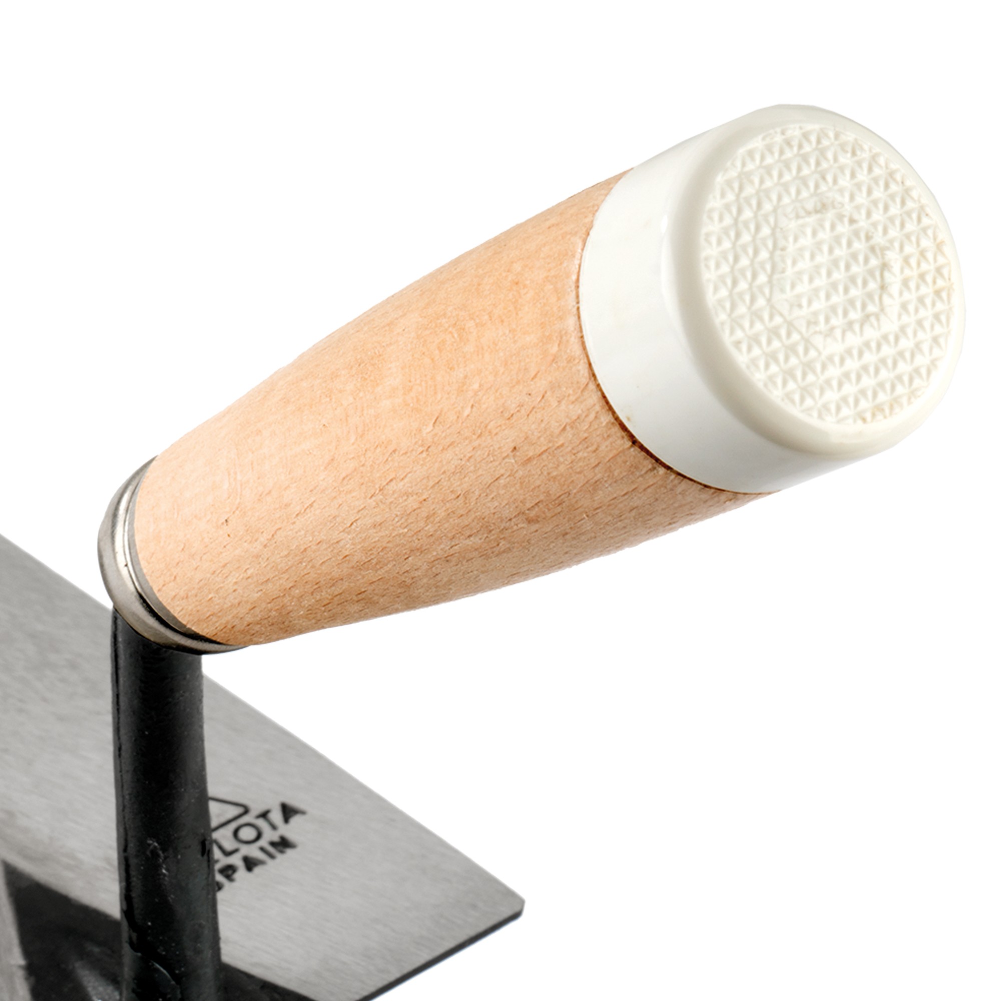 Paleta Pro norte con mango de madera y taco para trabajos de albañilería y alicatado / TRF44PB