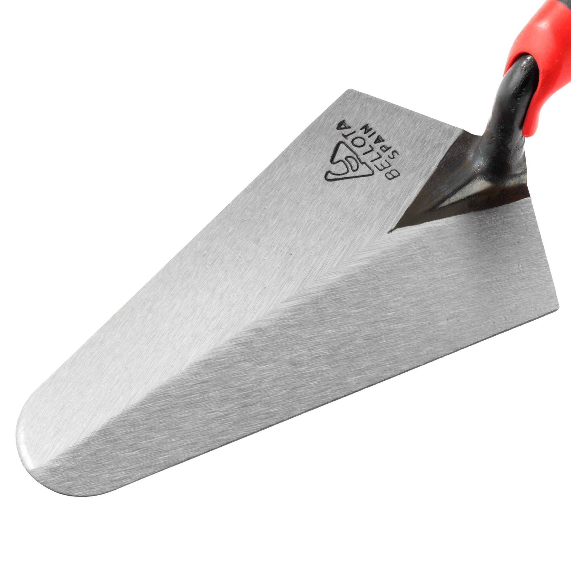 Paleta Pro madrileña con mango bimaterial para trabajos de albañilería / TRF42BM