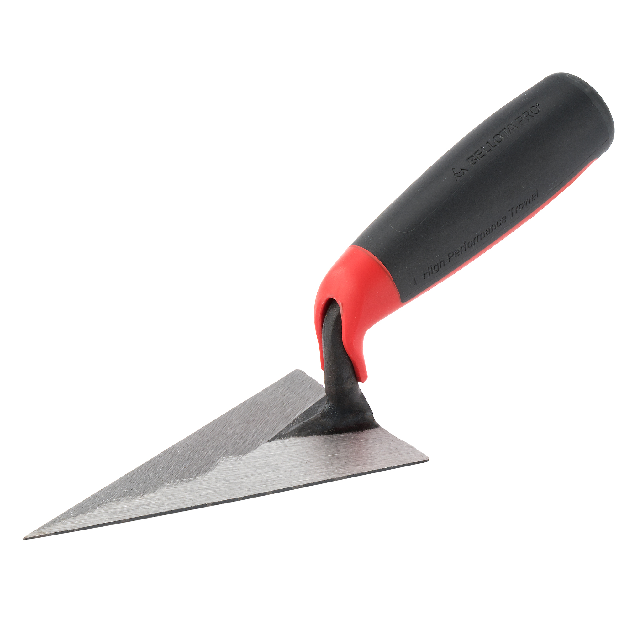 Paletín Pro triangular con mango bimaterial para trabajos acabado y de albañilería / TRF01BM