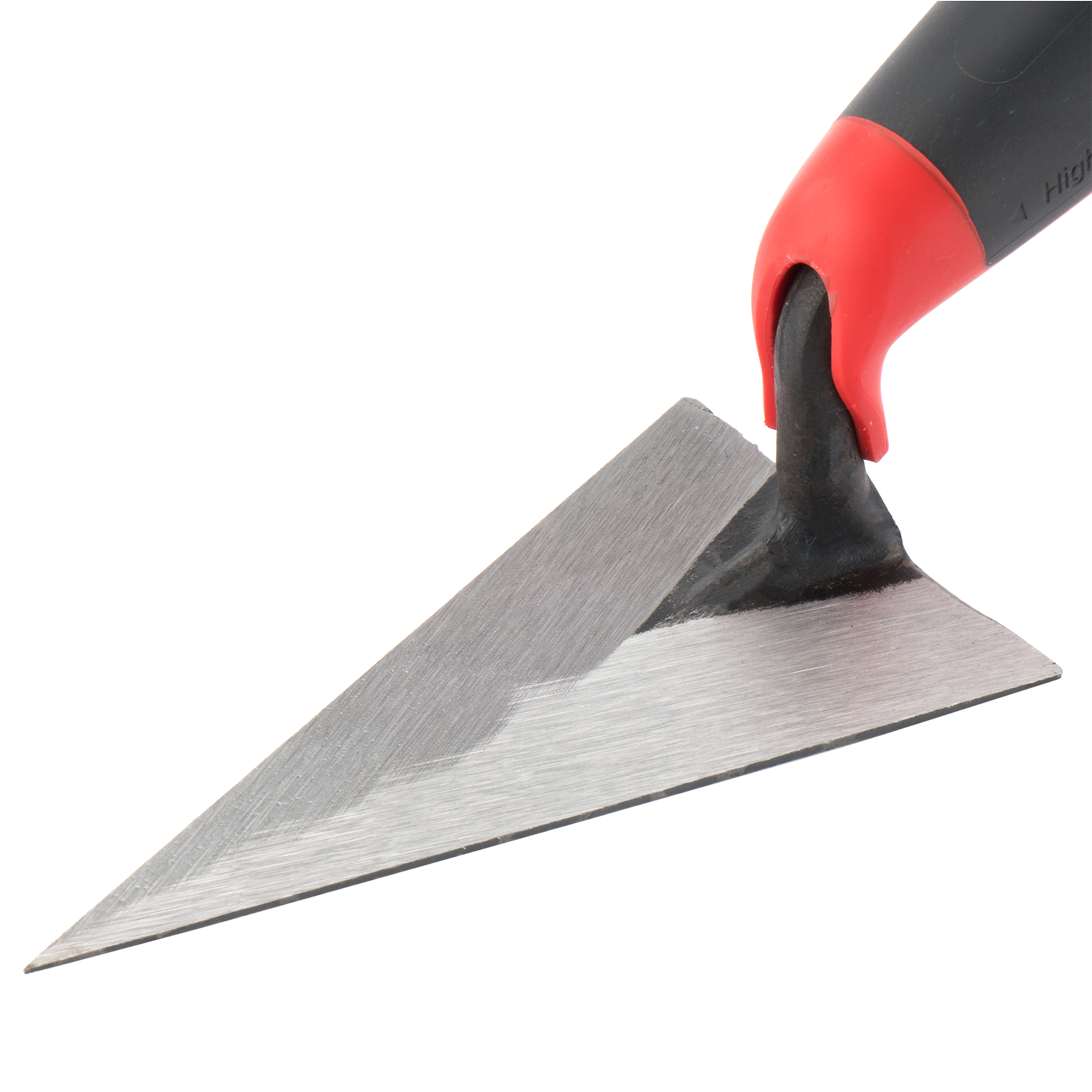 Paletín Pro triangular con mango bimaterial para trabajos acabado y de albañilería / TRF01BM