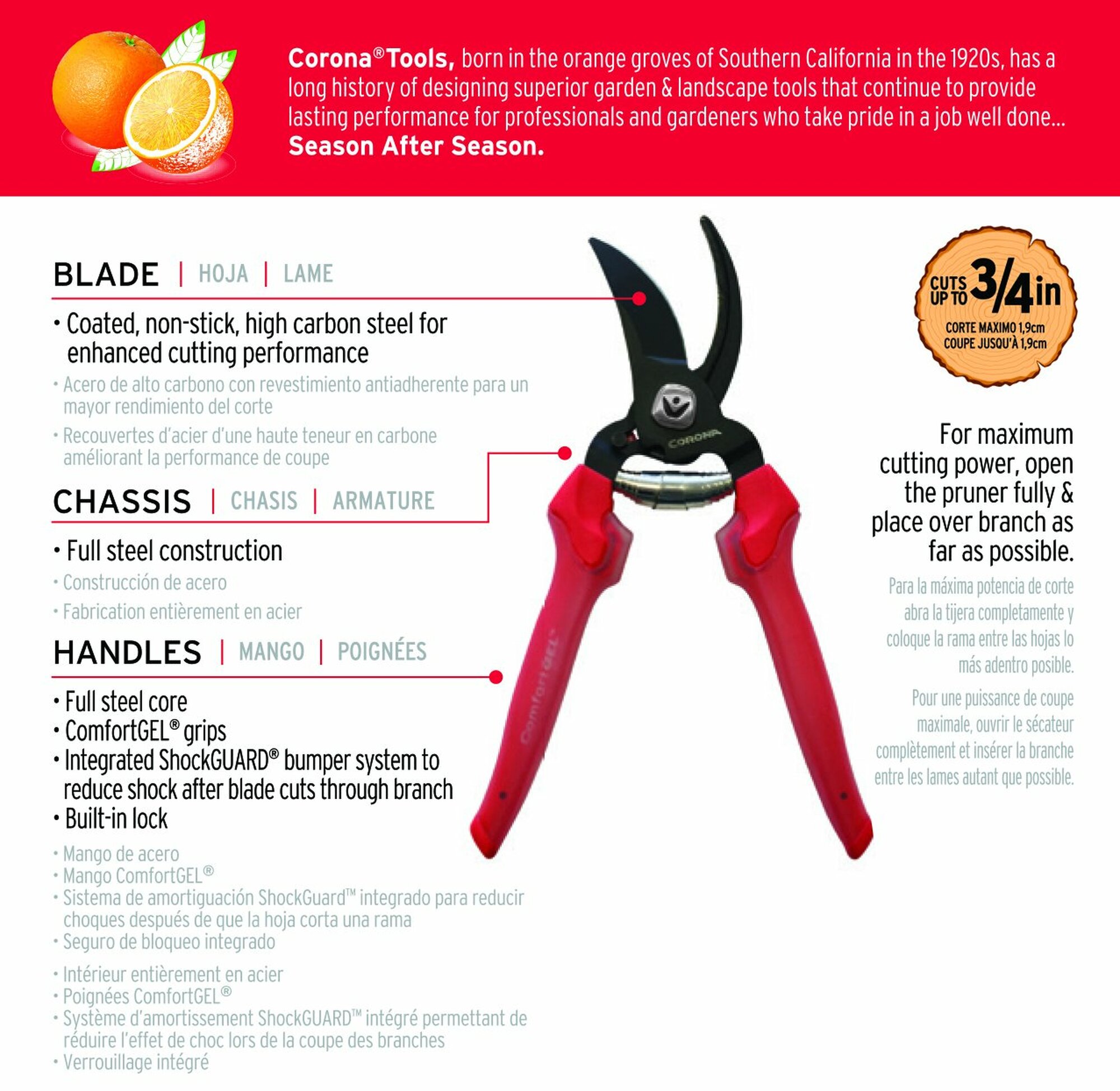 Tijera ComfortGEL ®- 19mm / BP3214