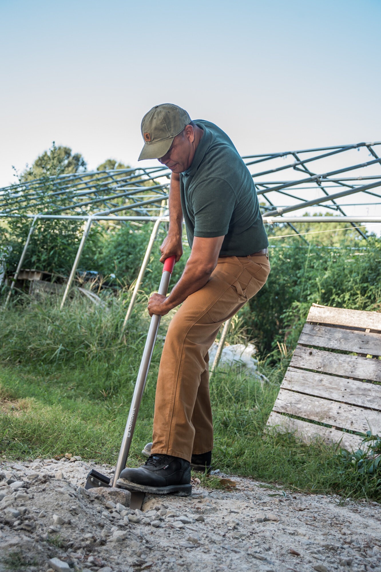 Pala de acero- hoja recta- 30,50cm / AS90030