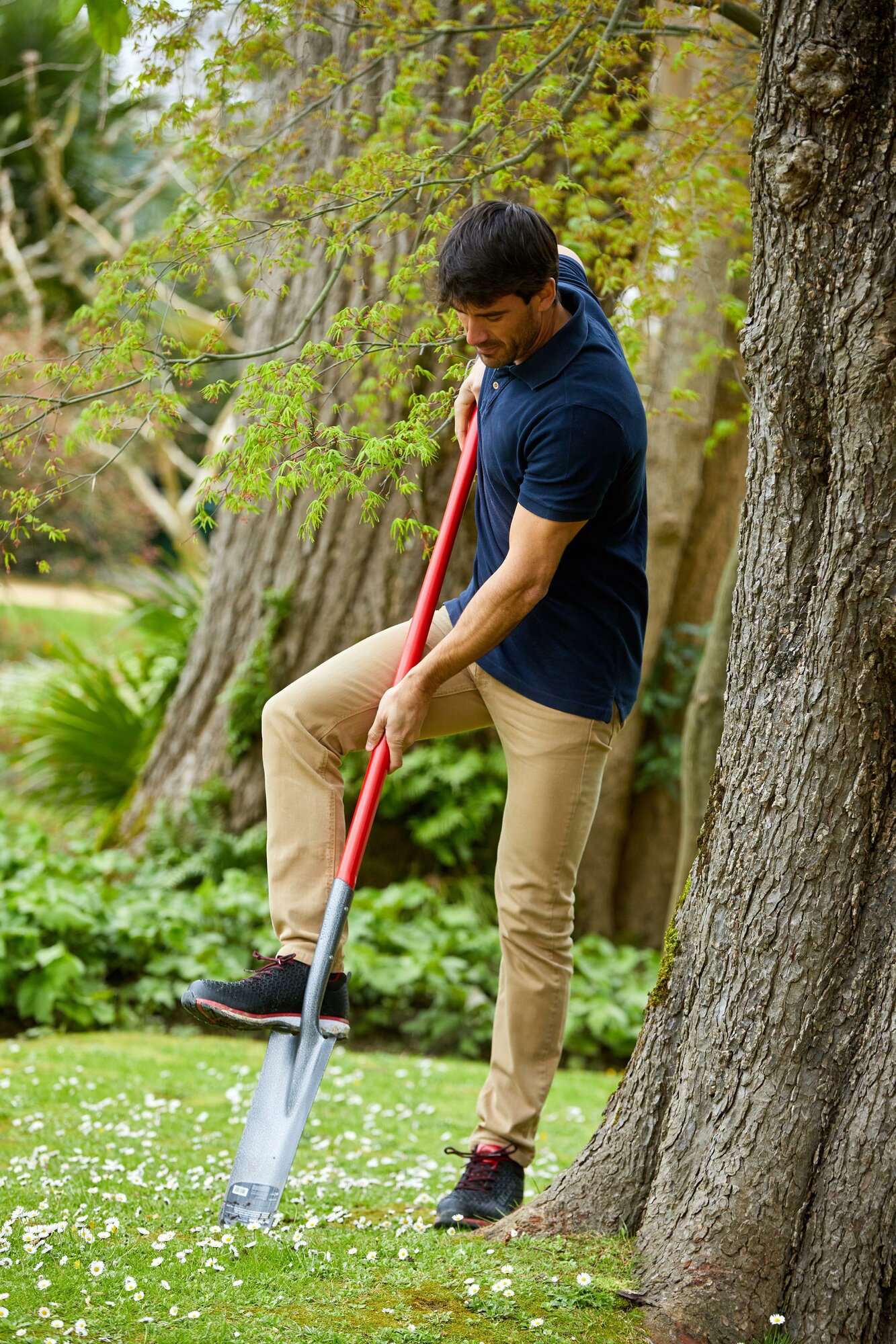 Palas de drenaje- 40cm - Mango de FDV sólido / SS62020