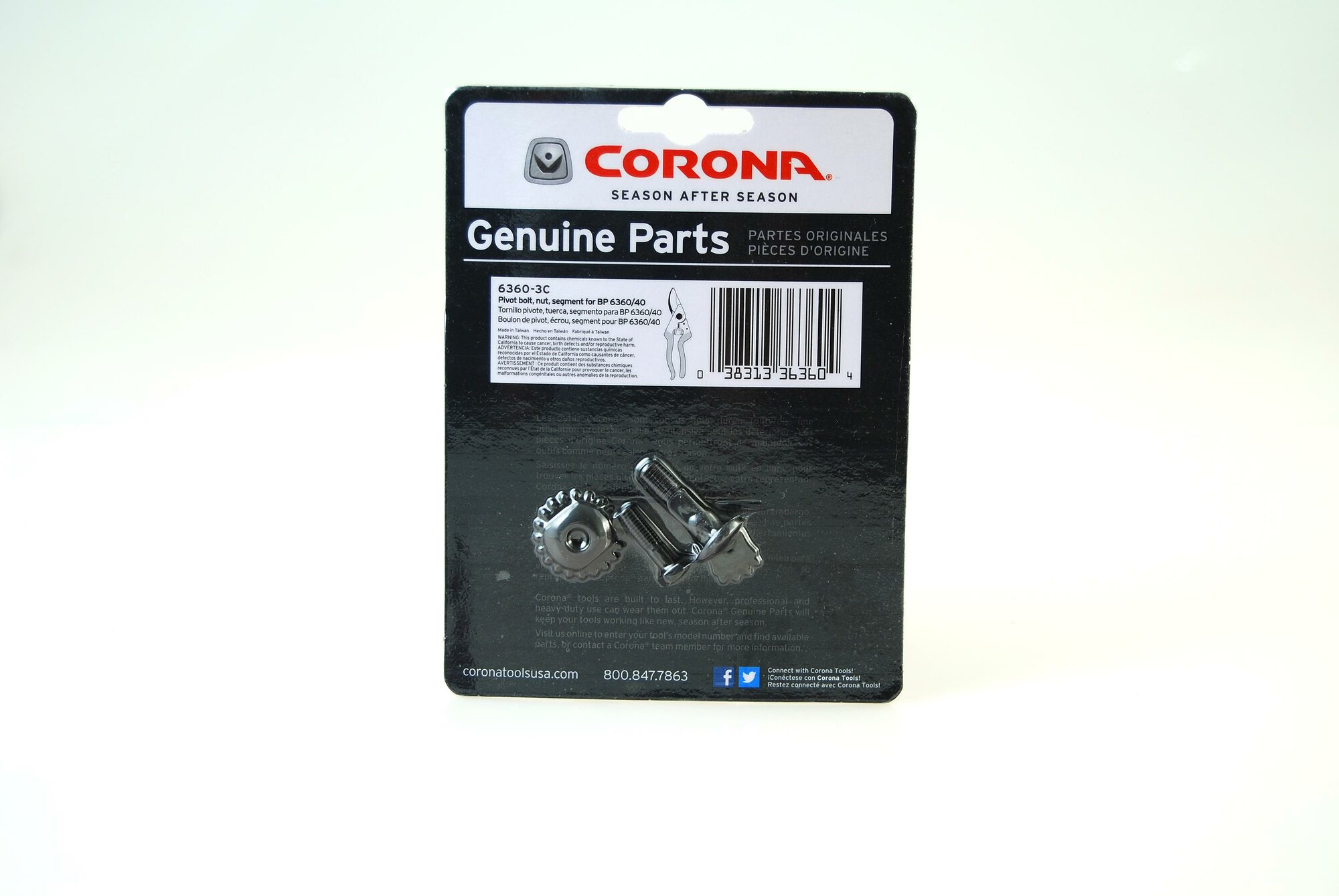 Bulon para tijera de una mano BP6340 y BP6360 / 63603C