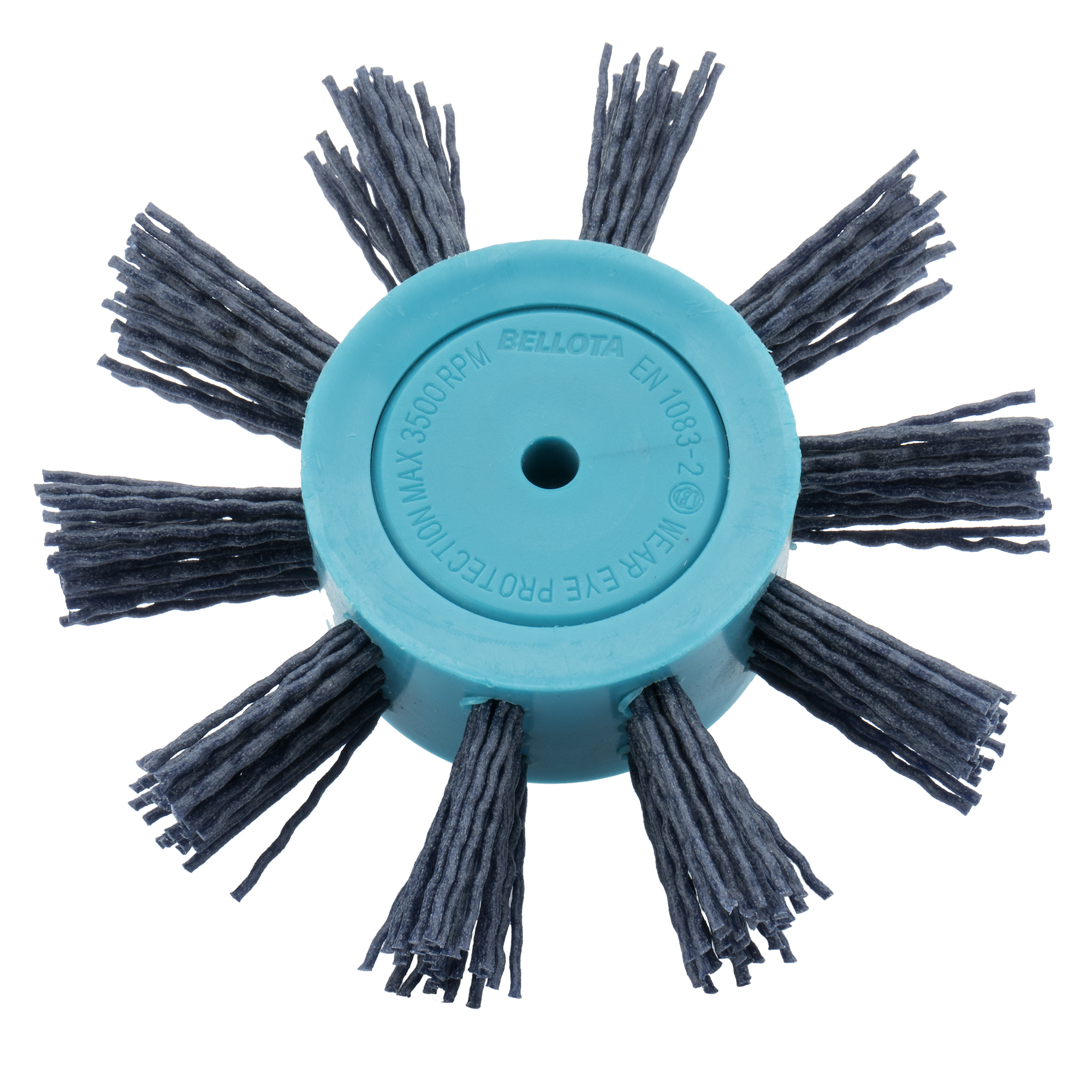 Cepillo abanico con perno, hilo de nylon grano fino SiC 180 / 50829F