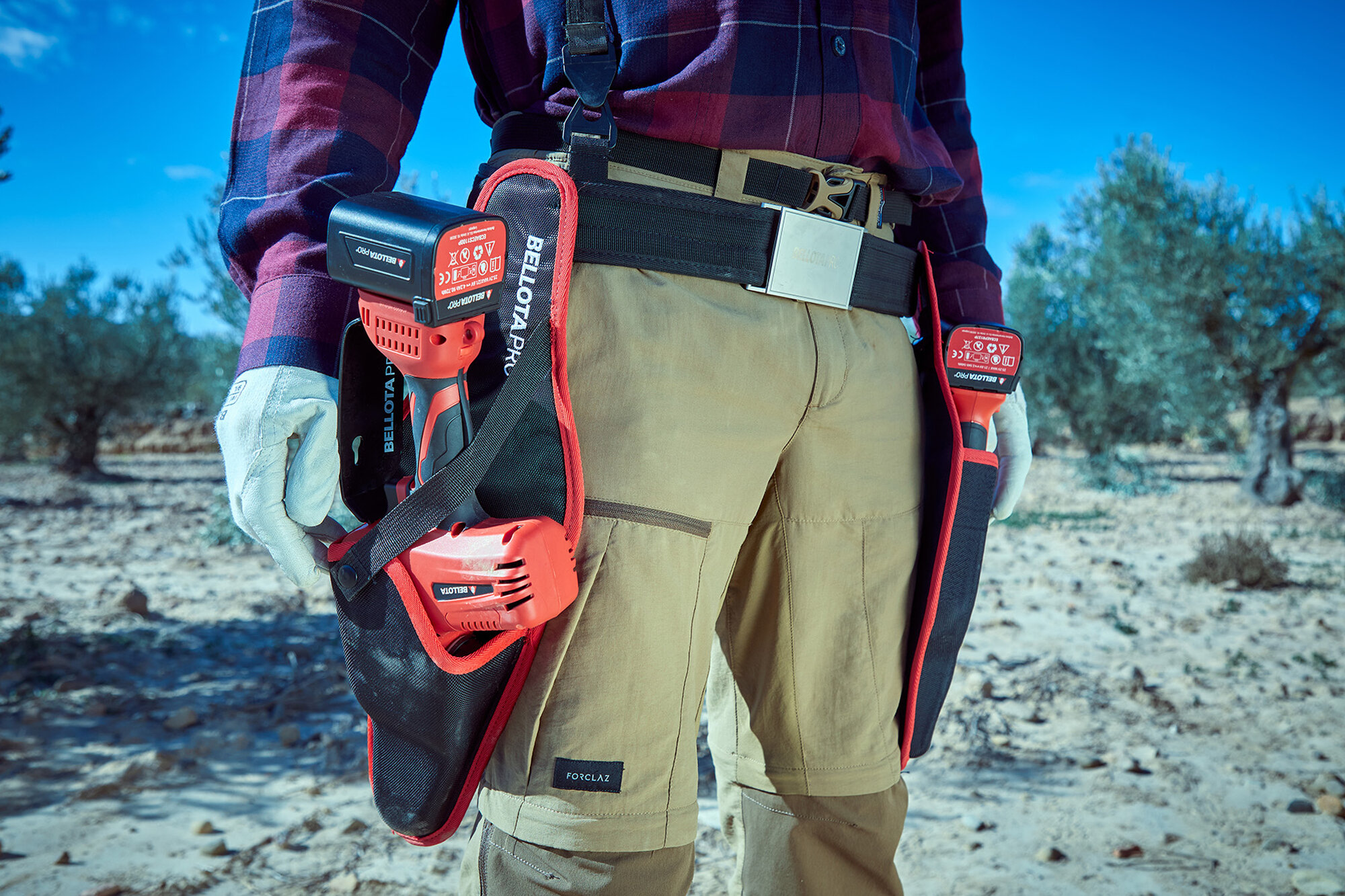 Cinturón con arnés para colgar fundas de herramienta eléctrica / ECBEPR1P