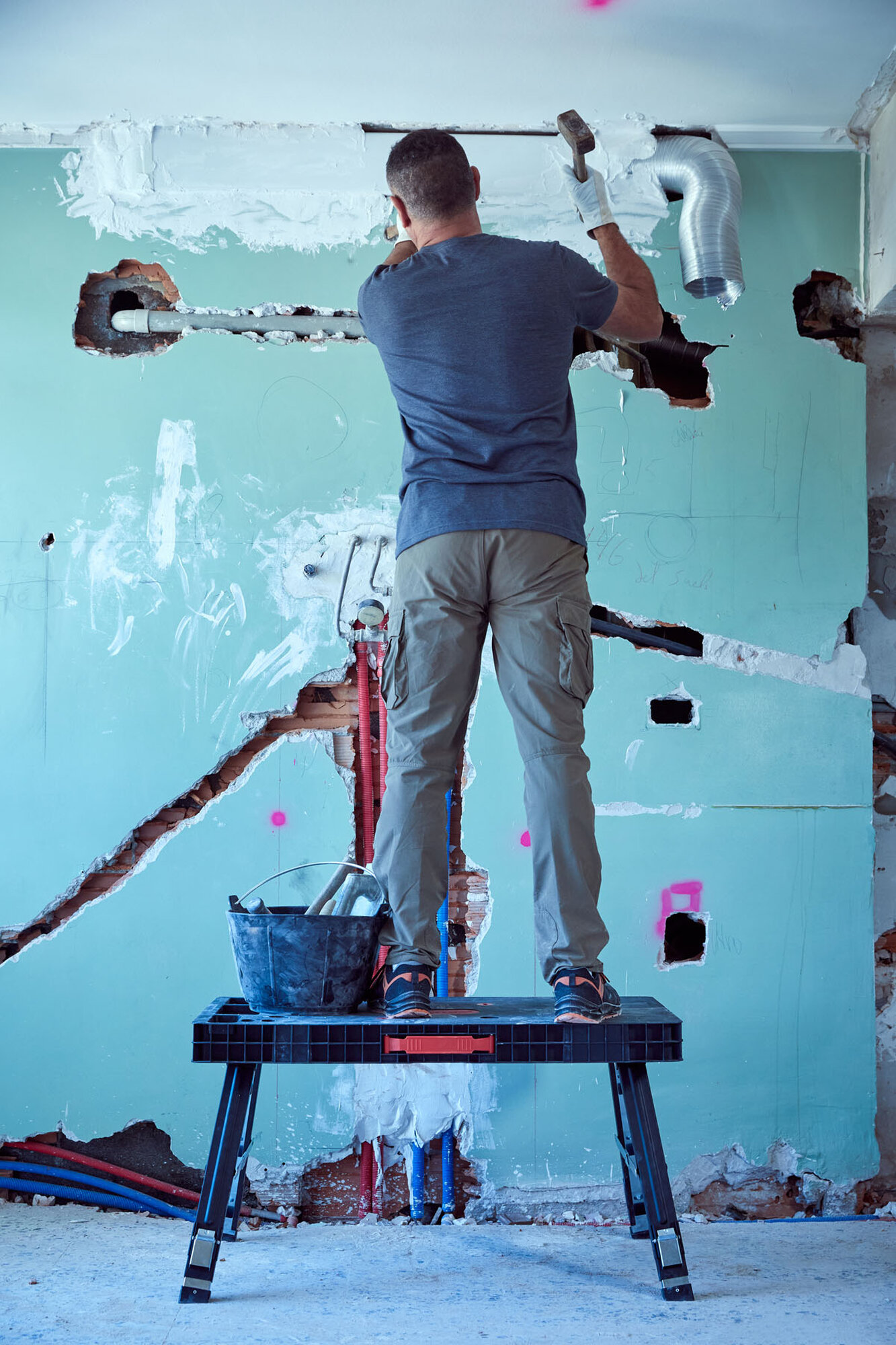 Banco de trabajo plegable y regulable en 3 alturas / FWB