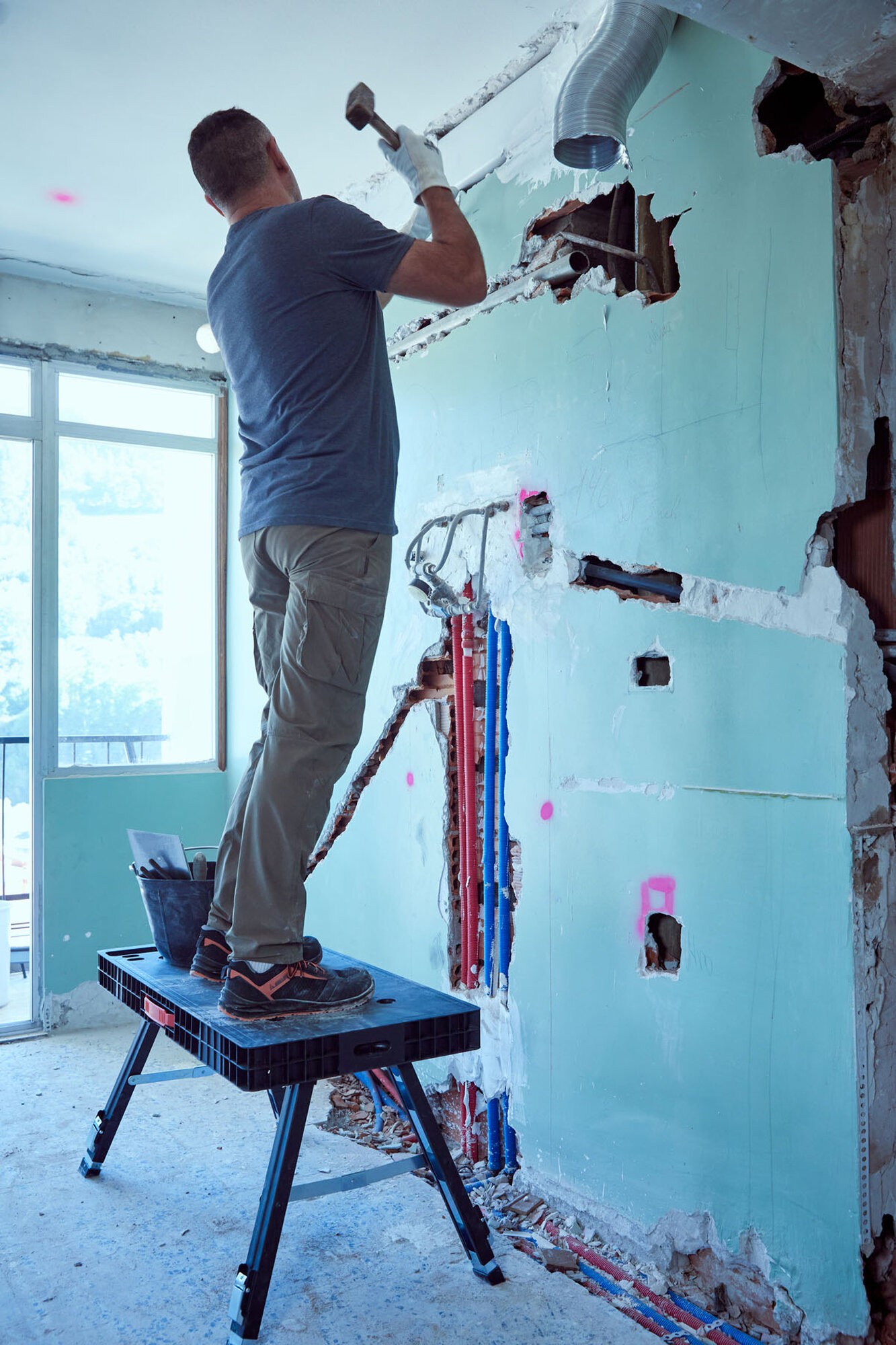 Banco de trabajo plegable y regulable en 3 alturas / FWB