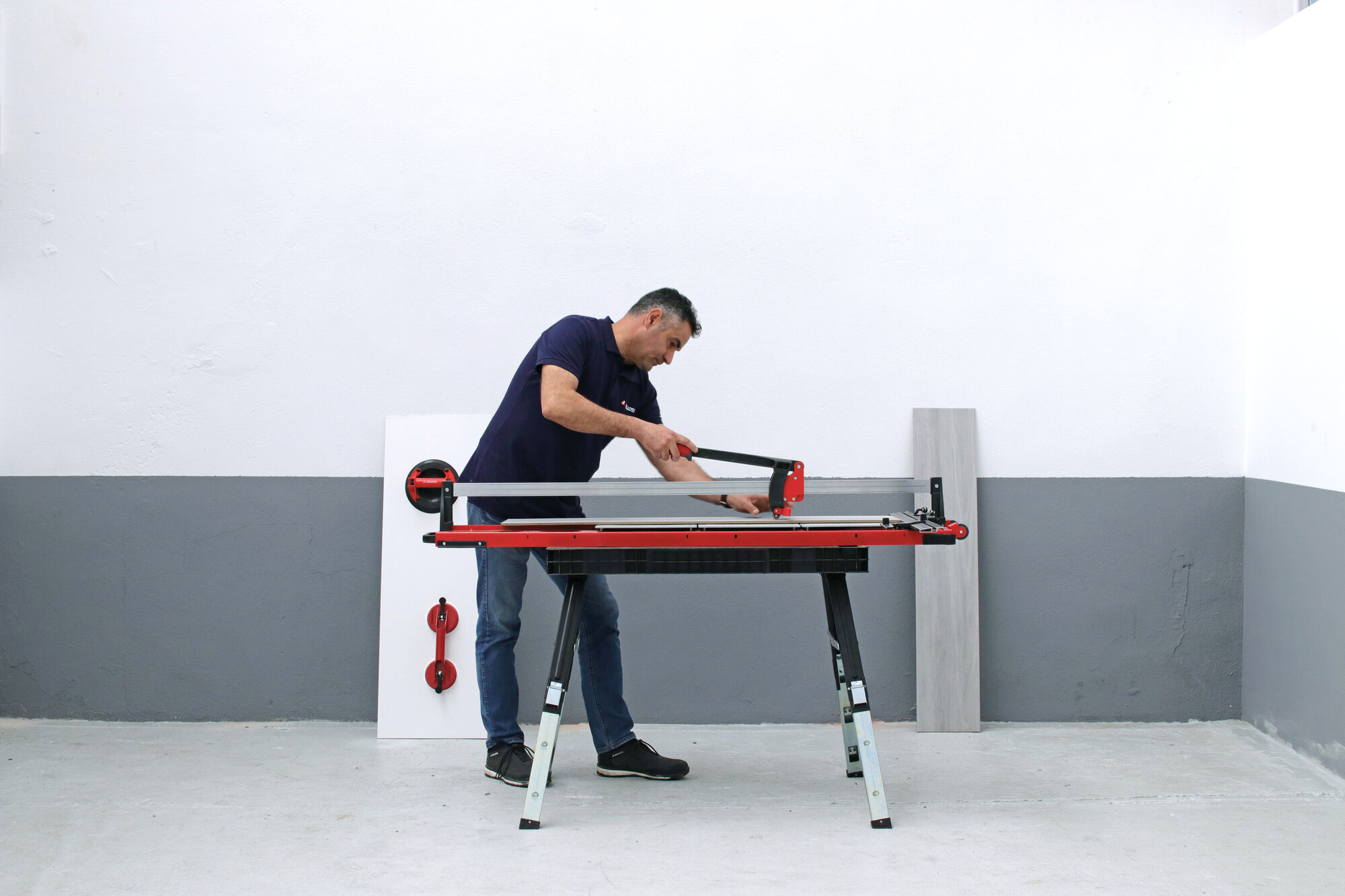 Cortadora de cerámica para gran formato (Slab) Lean320, para el alicatador profesional más exigente / LEAN