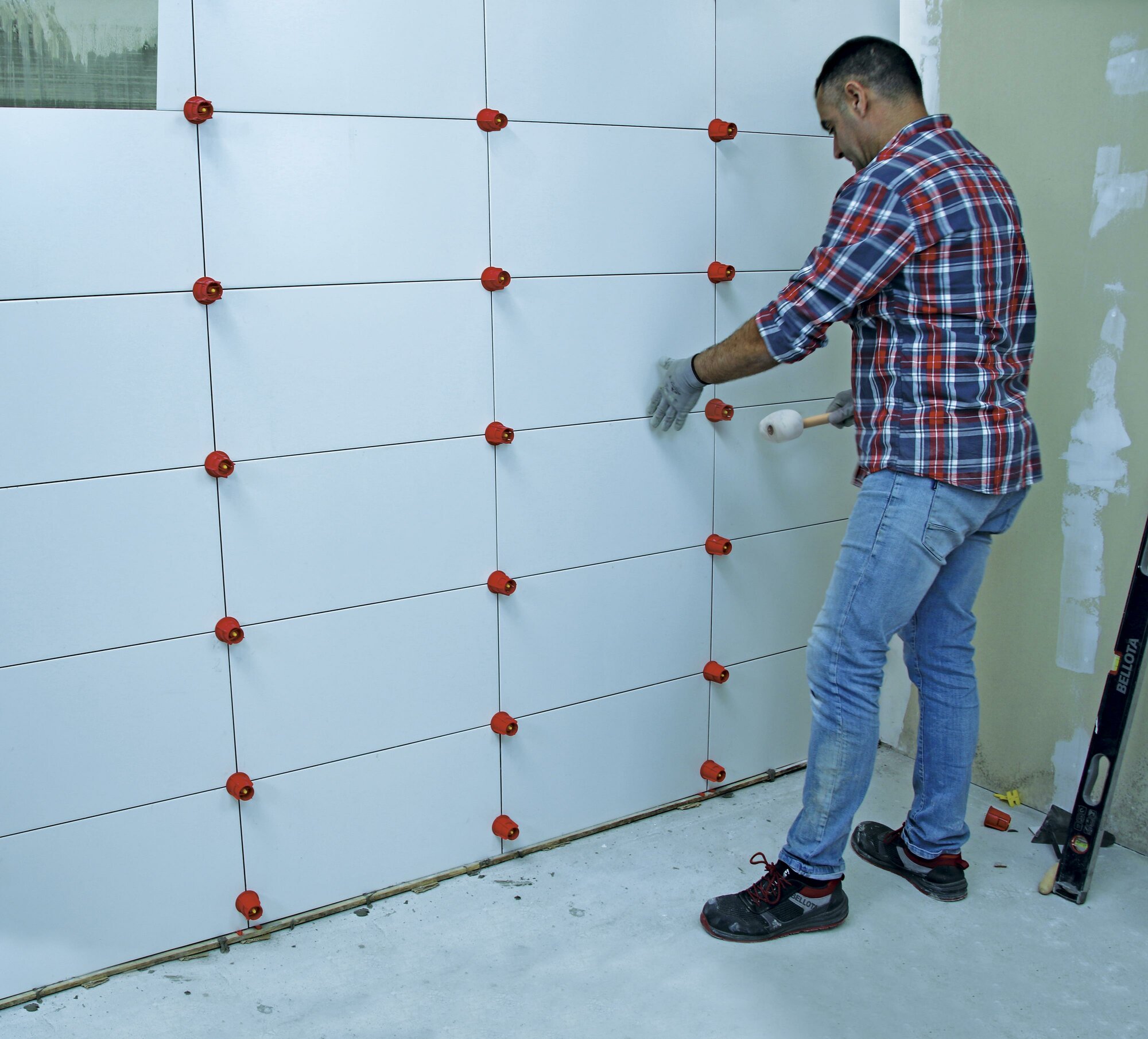 Calzo de nivelación cerámica para sistema Push&Level para cerámica hasta 20 mm / LSSSTONE