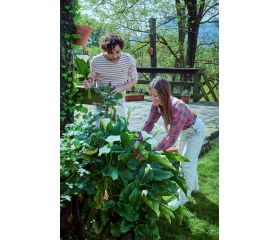 Tijera de una mano de corte bypass con mangos de polipropileno / 3408