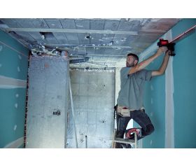 Soporte magnético giratorio con rosca 1/4' para niveles láser / NIVIMAN