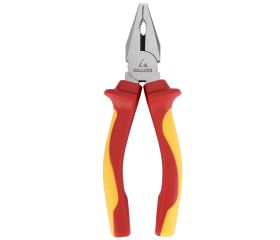 Alicate universal aislado 160 mm para trabajos eléctricos de sujeción con tensión hasta 1.000V / 26102160VDE